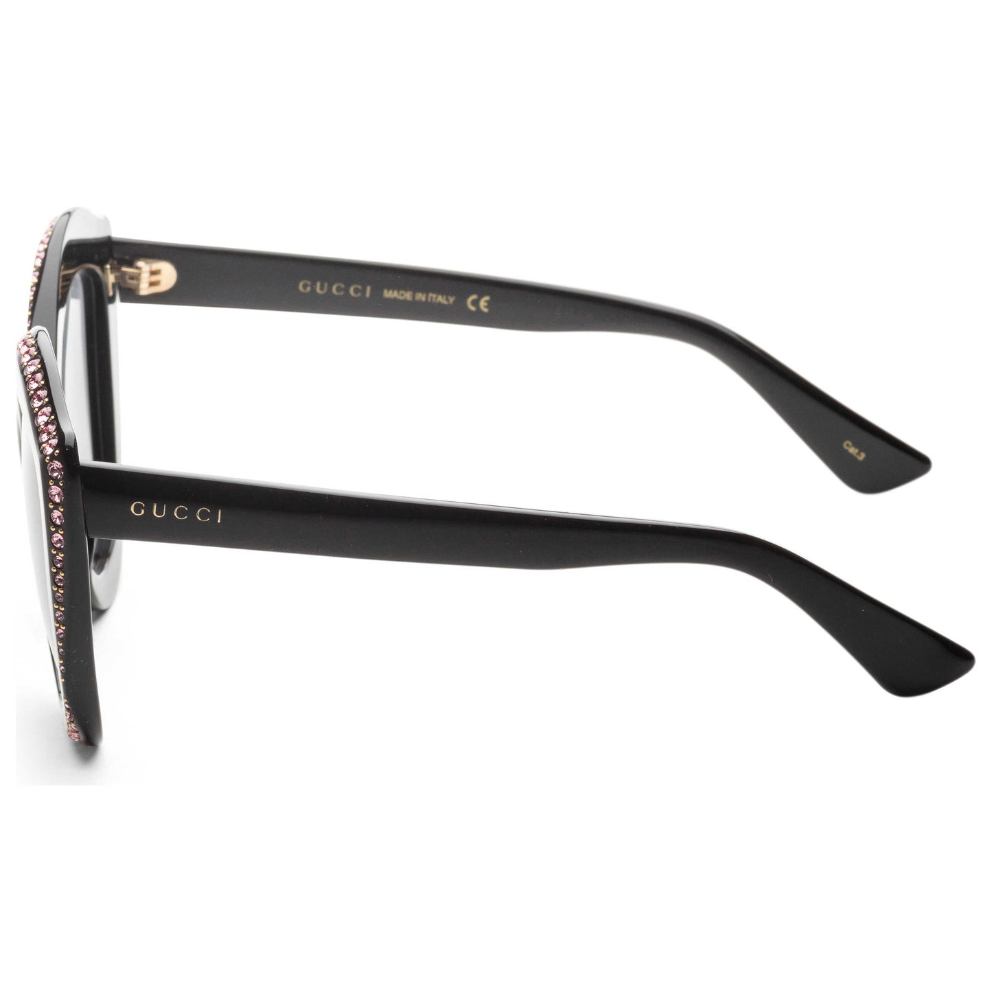 Left view of Gucci Novelty Women's Sunglasses GG0118S-30001565002