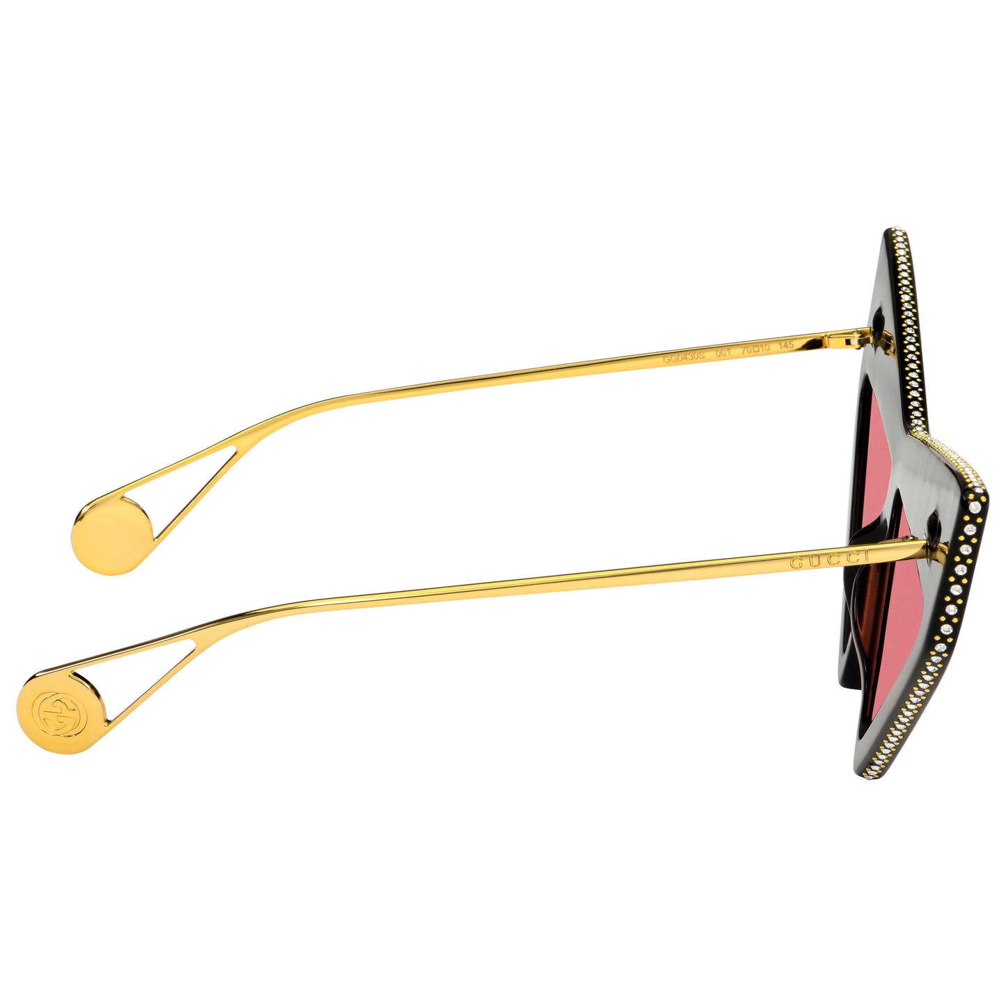 Gucci Fashion Women's Sunglasses GG0430S-001 - Image #4