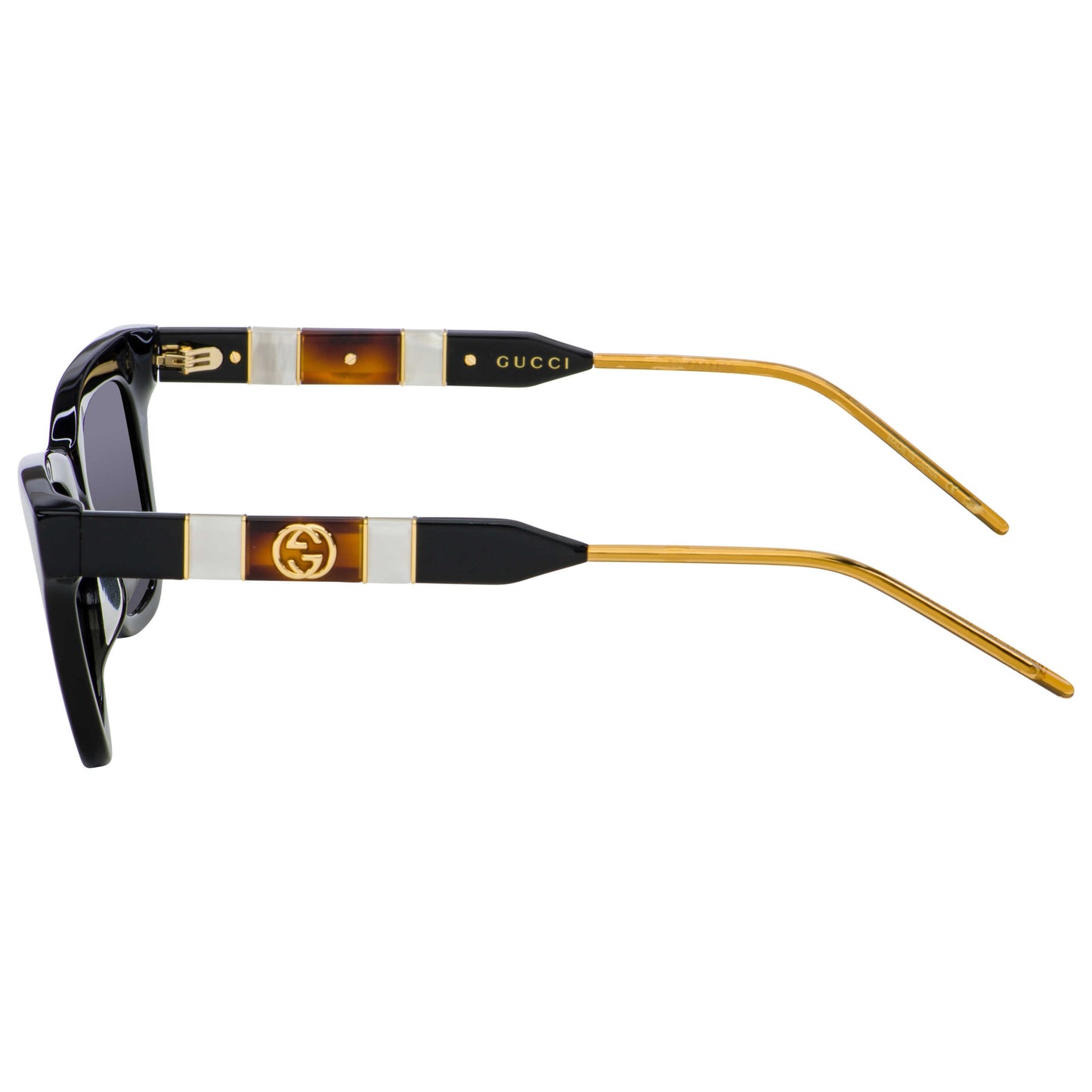 Right view of Gucci Novelty Women's Sunglasses GG0598S-001