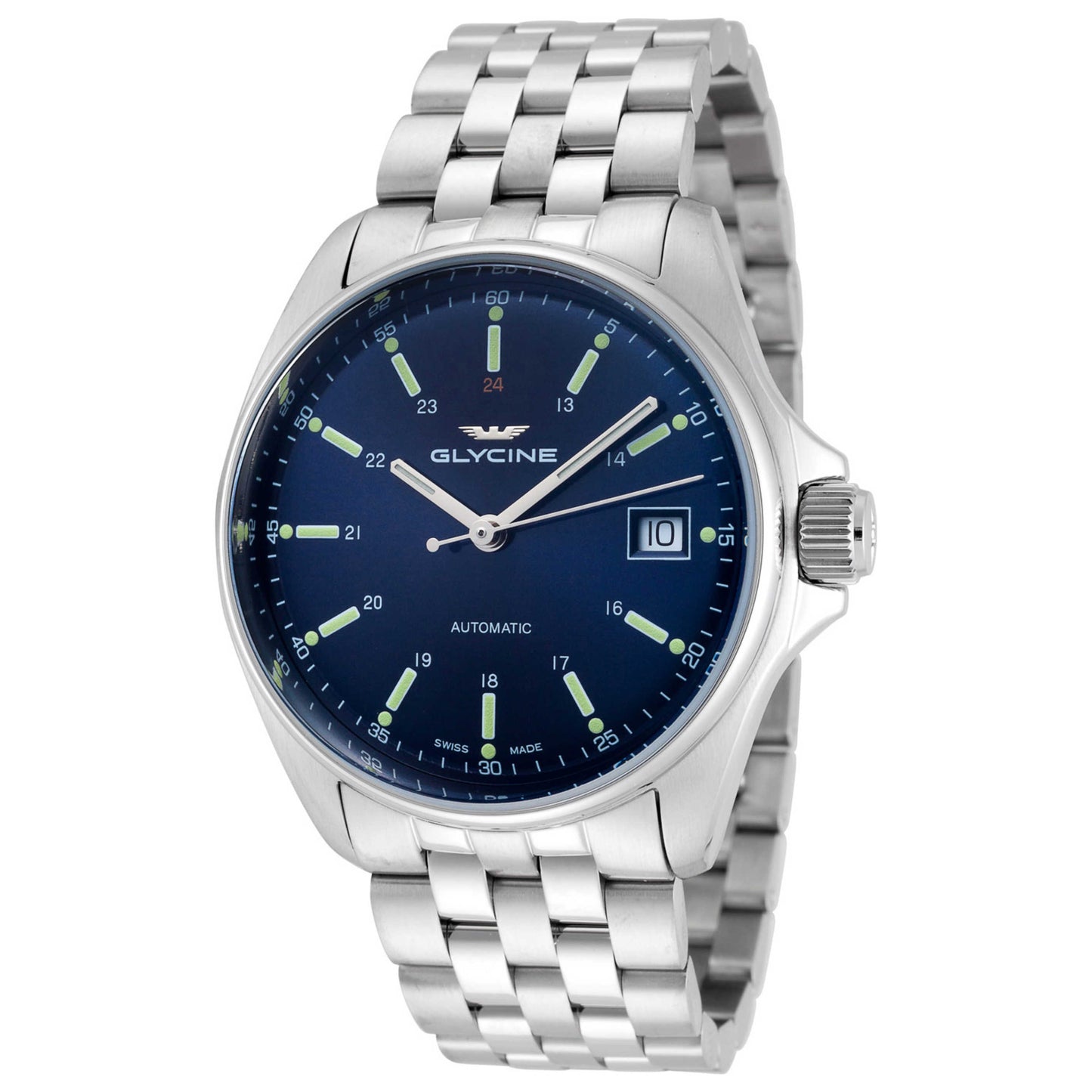 Front view of Glycine Combat 6 Classic Men's Automatic Watch GL0106