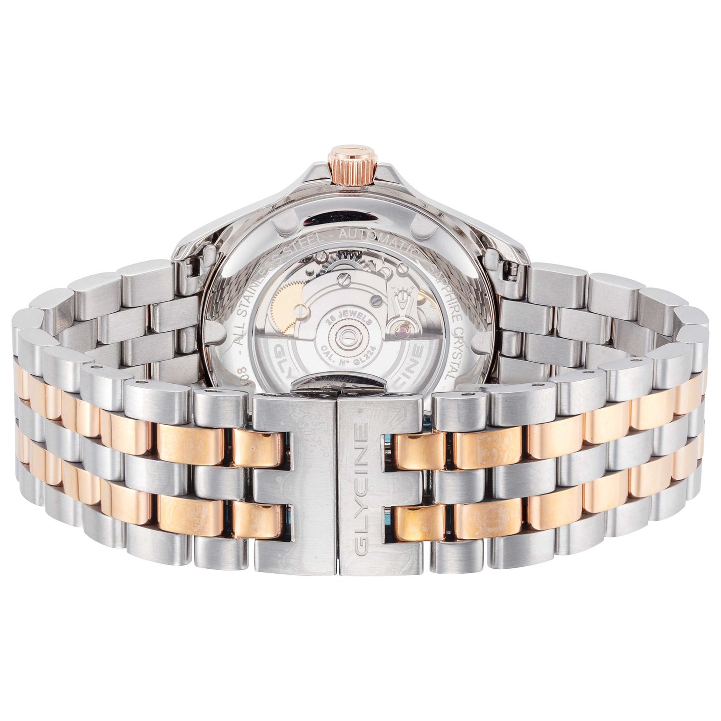 Back view of Glycine Combat 6 Classic Men's Automatic Watch GL0108