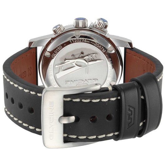 Back view of Glycine Airman GMT Men's Quartz Watch GL0150