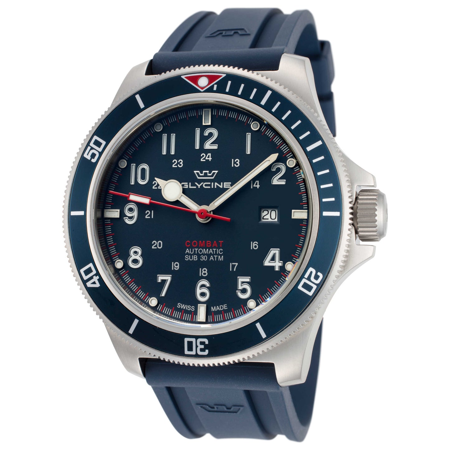 Front view of Glycine Combat Sub 46 Men's Automatic Watch GL0275