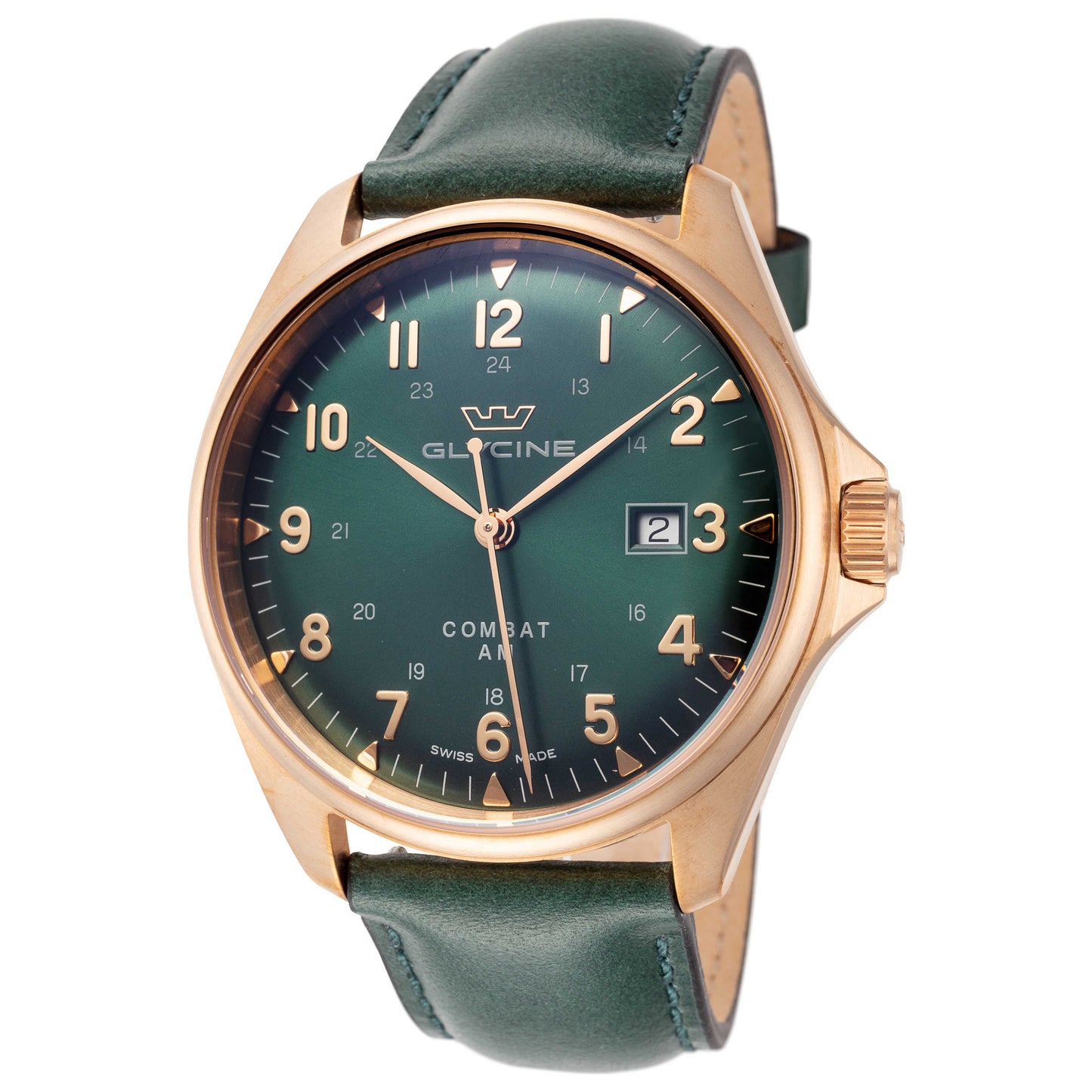 Front view of Glycine Combat 6 Classic Men's Automatic Watch GL0284