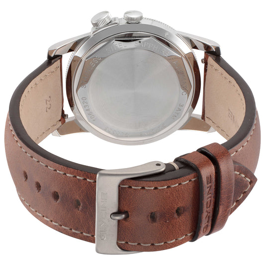 Back view of Glycine Airman Vintage The Chief Men's Automatic Watch GL0306