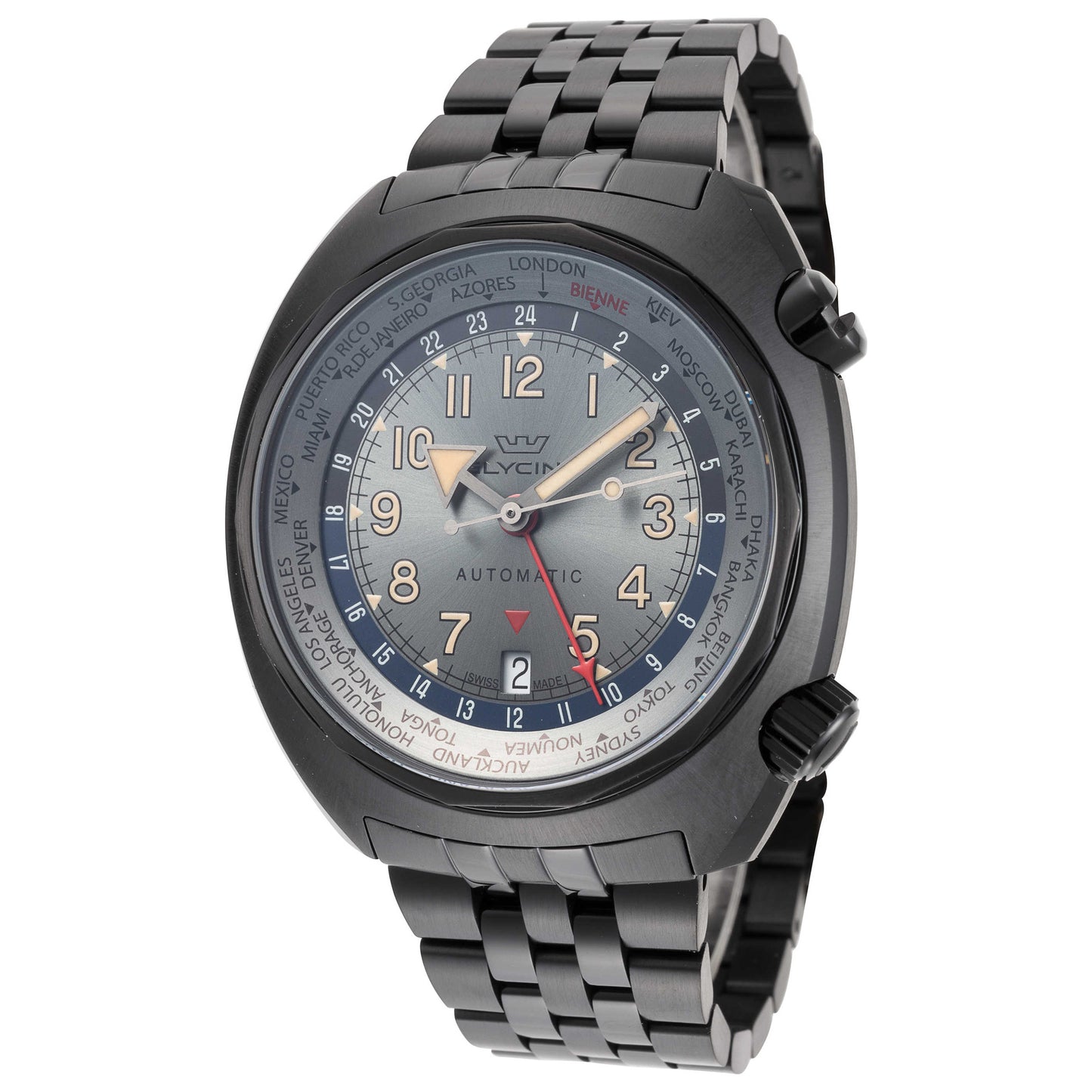 Front view of Glycine Airman SST Men's Automatic Watch GL0314