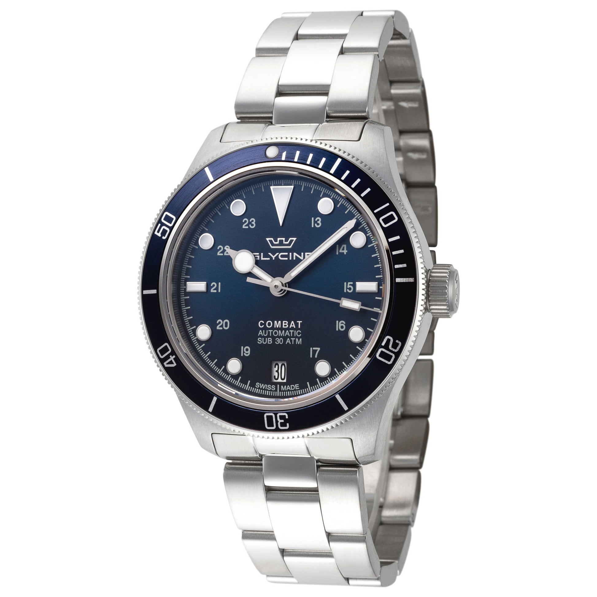 Front view of Glycine Combat Sub 36 Women's Automatic Watch GL0337