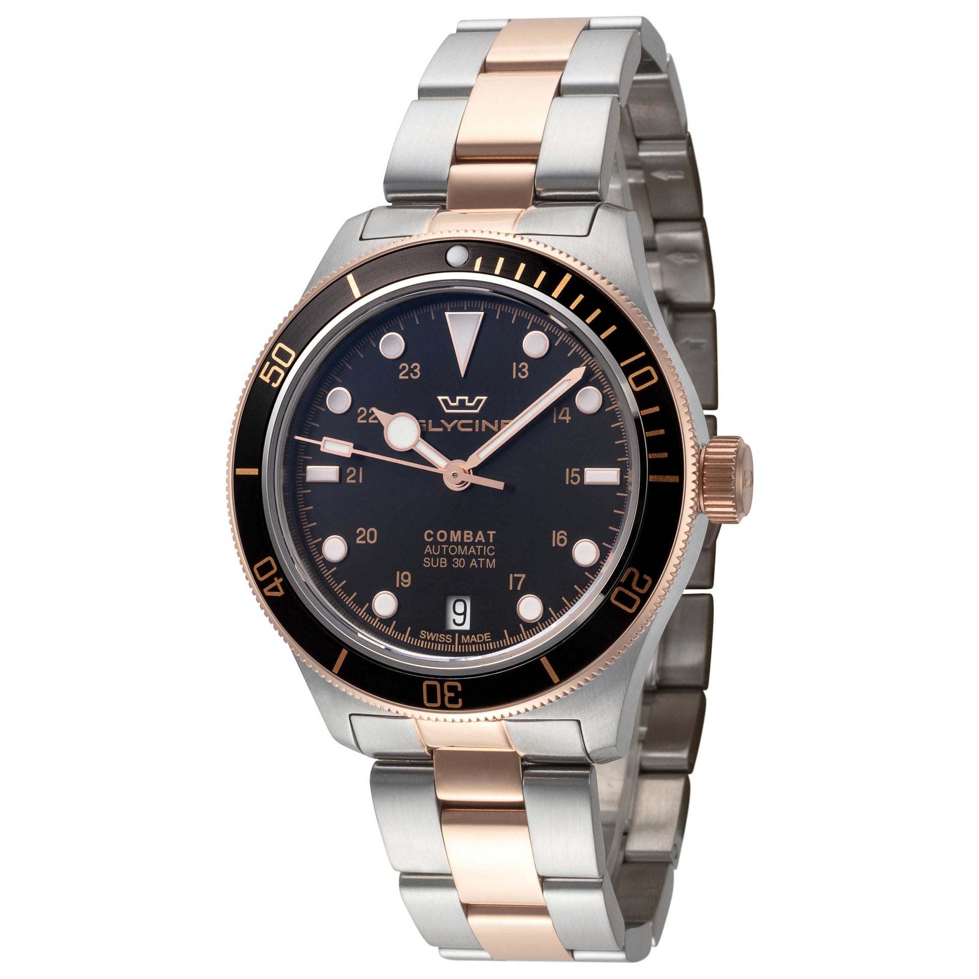 Front view of Glycine Combat Sub 36 Women's Automatic Watch GL0339