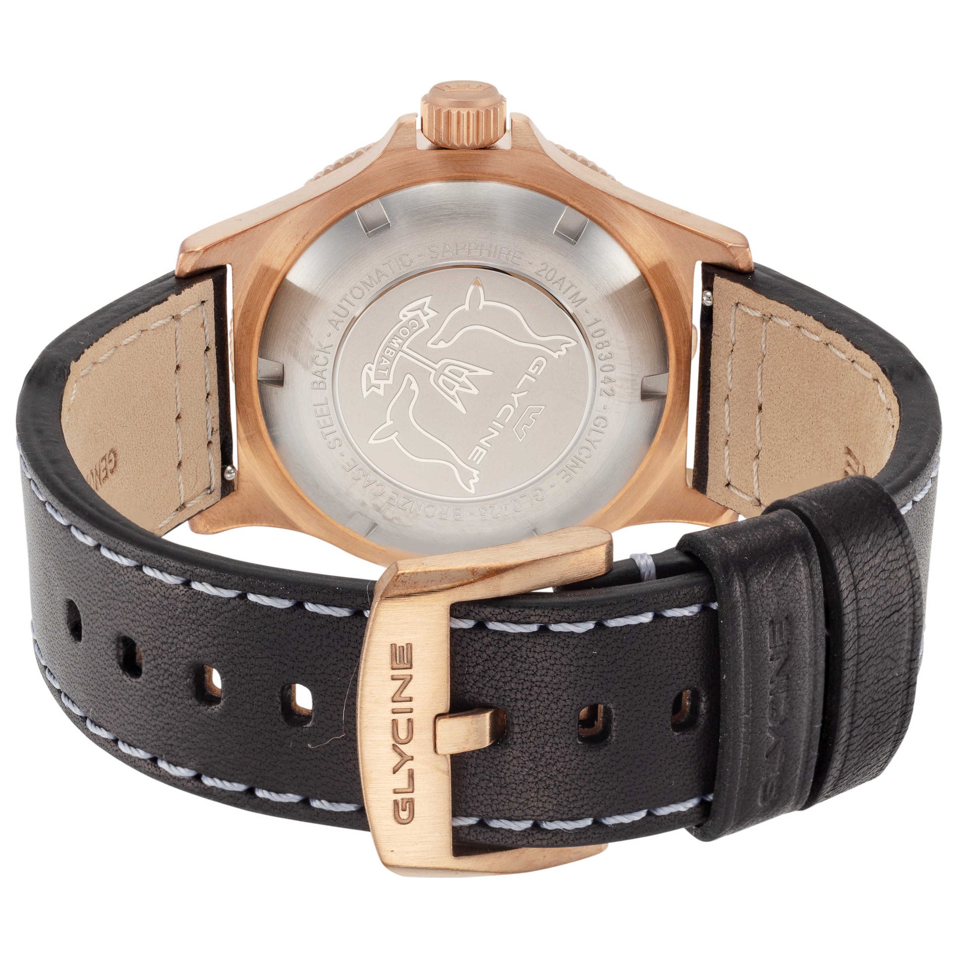 Back view of Glycine Combat Men's Automatic Watch GL0425