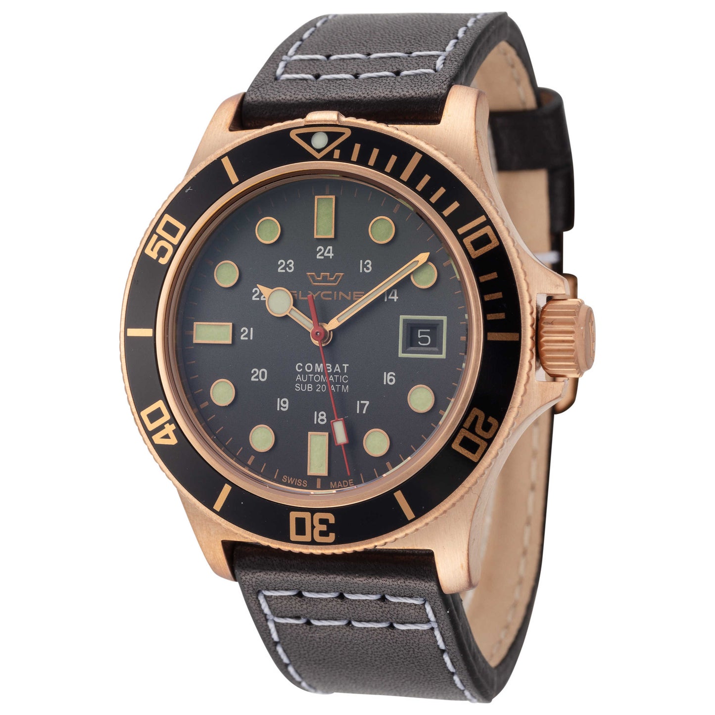 Front view of Glycine Combat Men's Automatic Watch GL0425