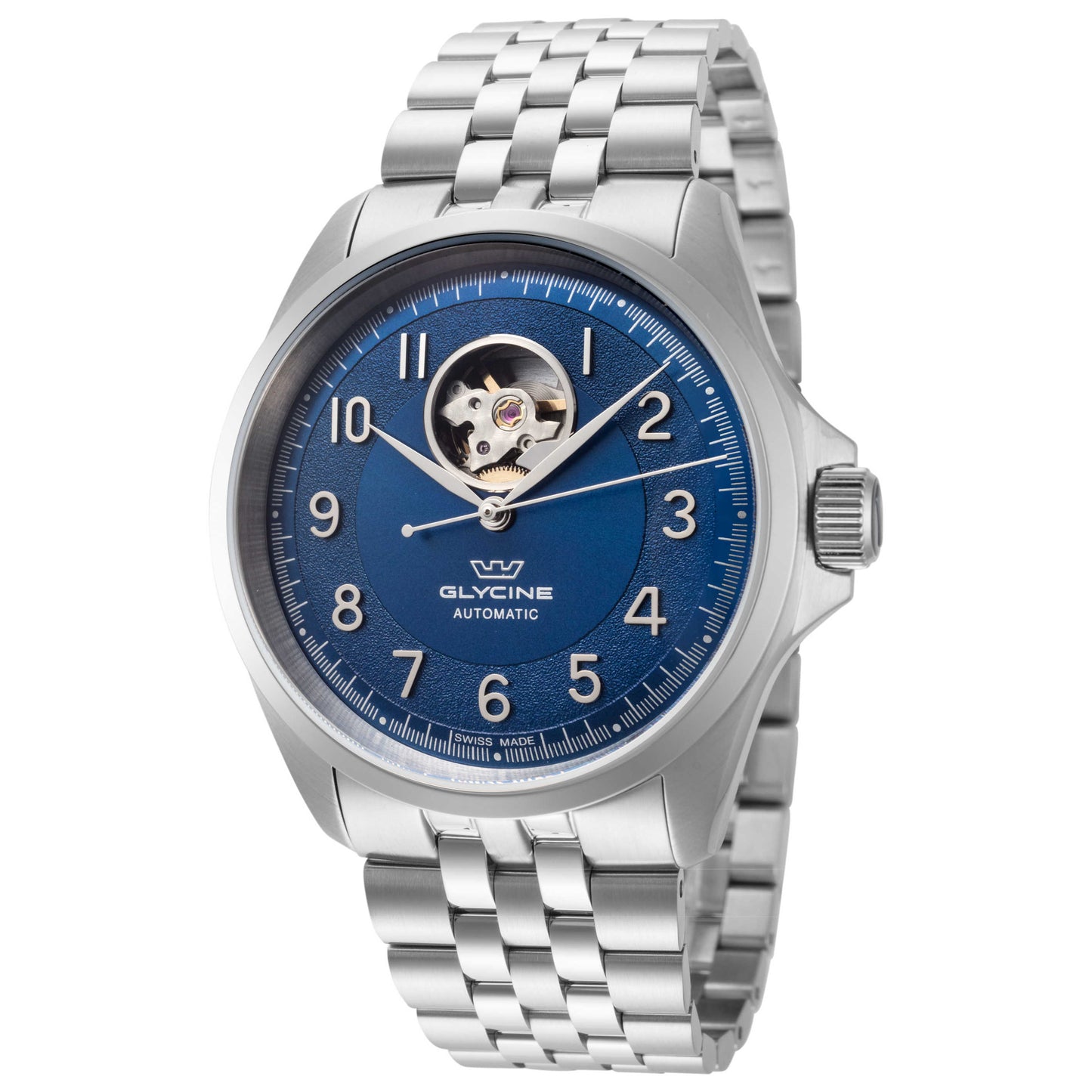 Front view of Glycine Combat Classic Men's Automatic Watch GL0429