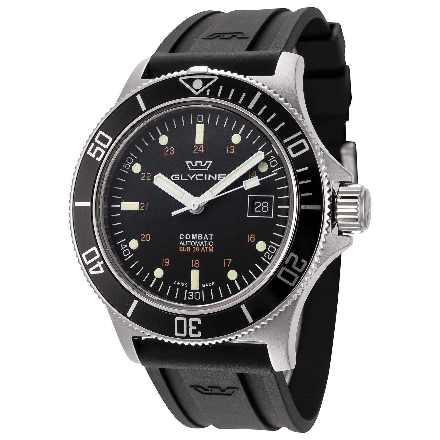 Front view of Glycine Combat Men's Automatic Watch GL0433