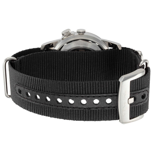 Back view of Glycine Airman Vintage Noon Purist Men's Automatic Watch GL0477