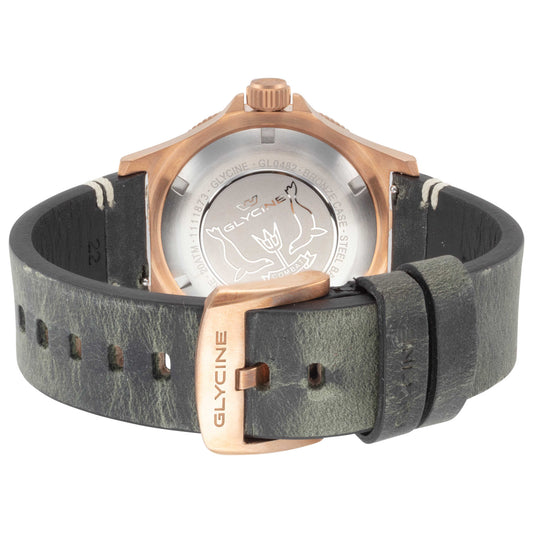 Back view of Glycine Combat Sub Bronze Men's Automatic Watch GL0482