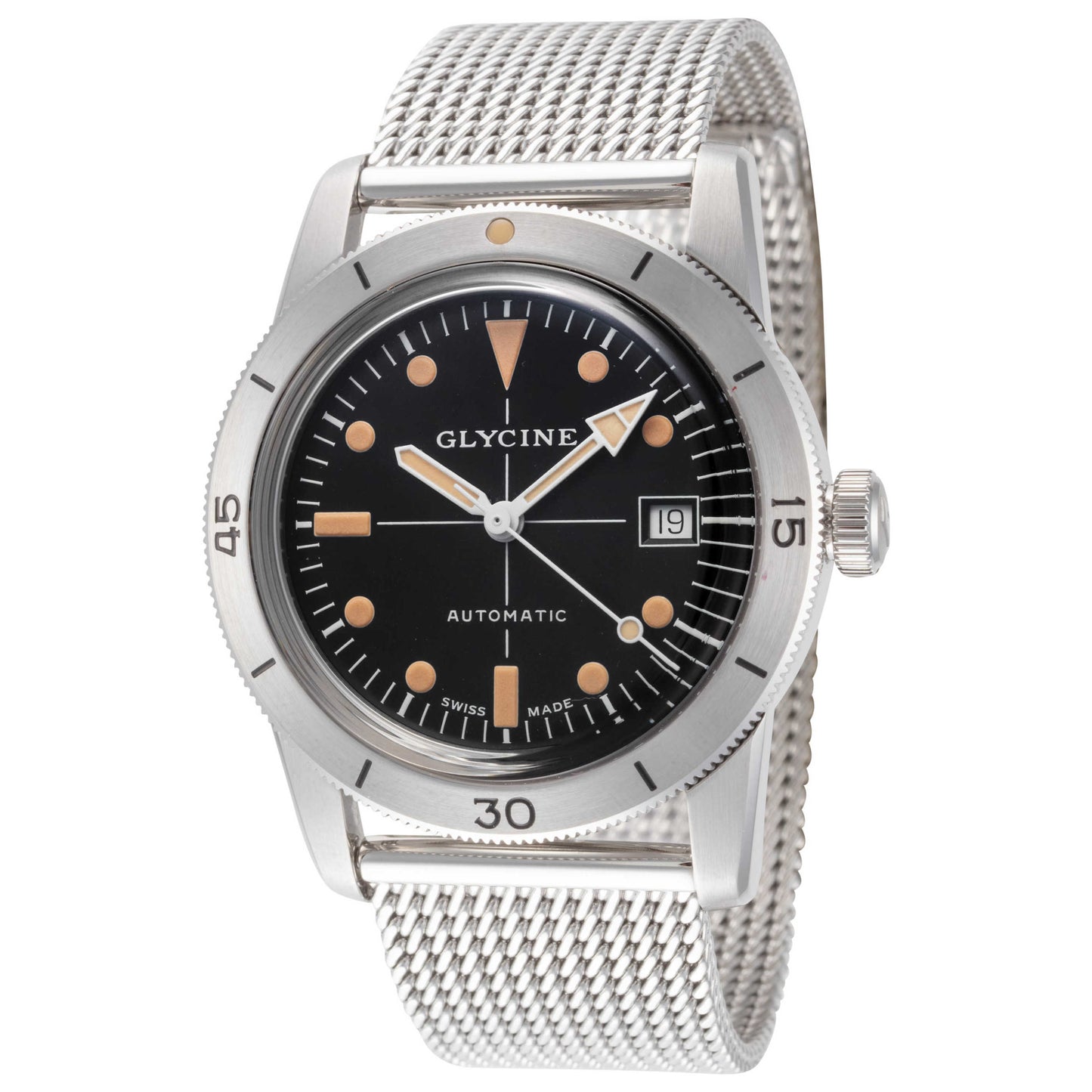Front view of Glycine Sea Kraken Unisex Automatic Watch GL0504