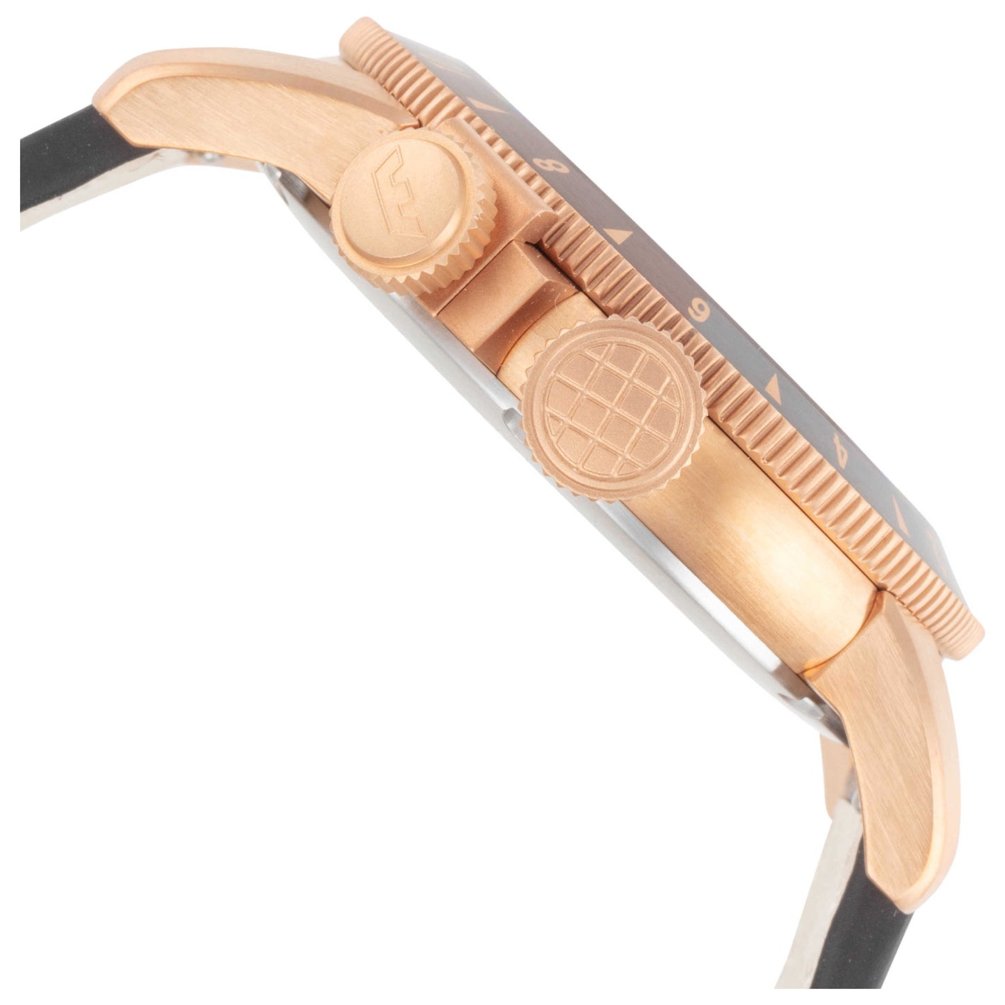 Right view of Glycine Airman Contemporary Bronze GMT Men's Automatic Watch GL0549