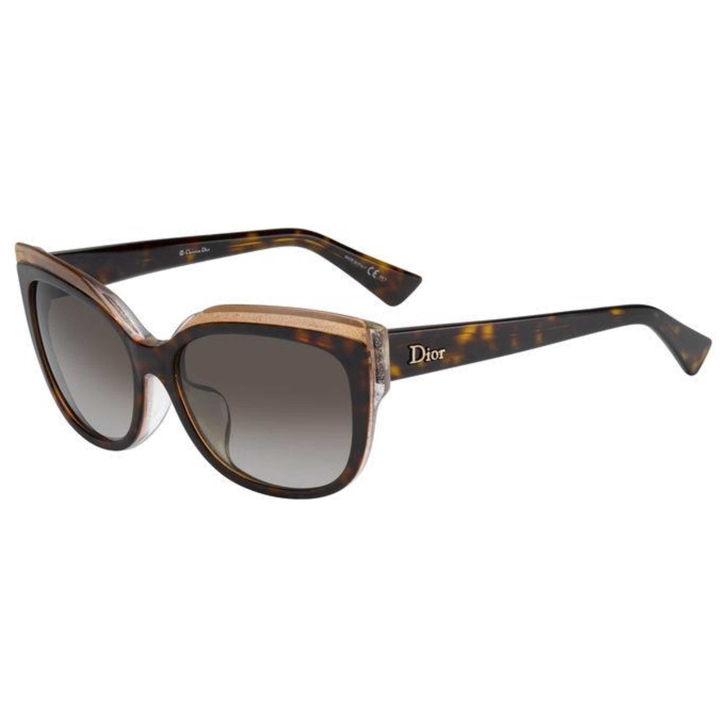 Front view of Christian Dior Glisten Women's Sunglasses GLISTFS-E59-HA