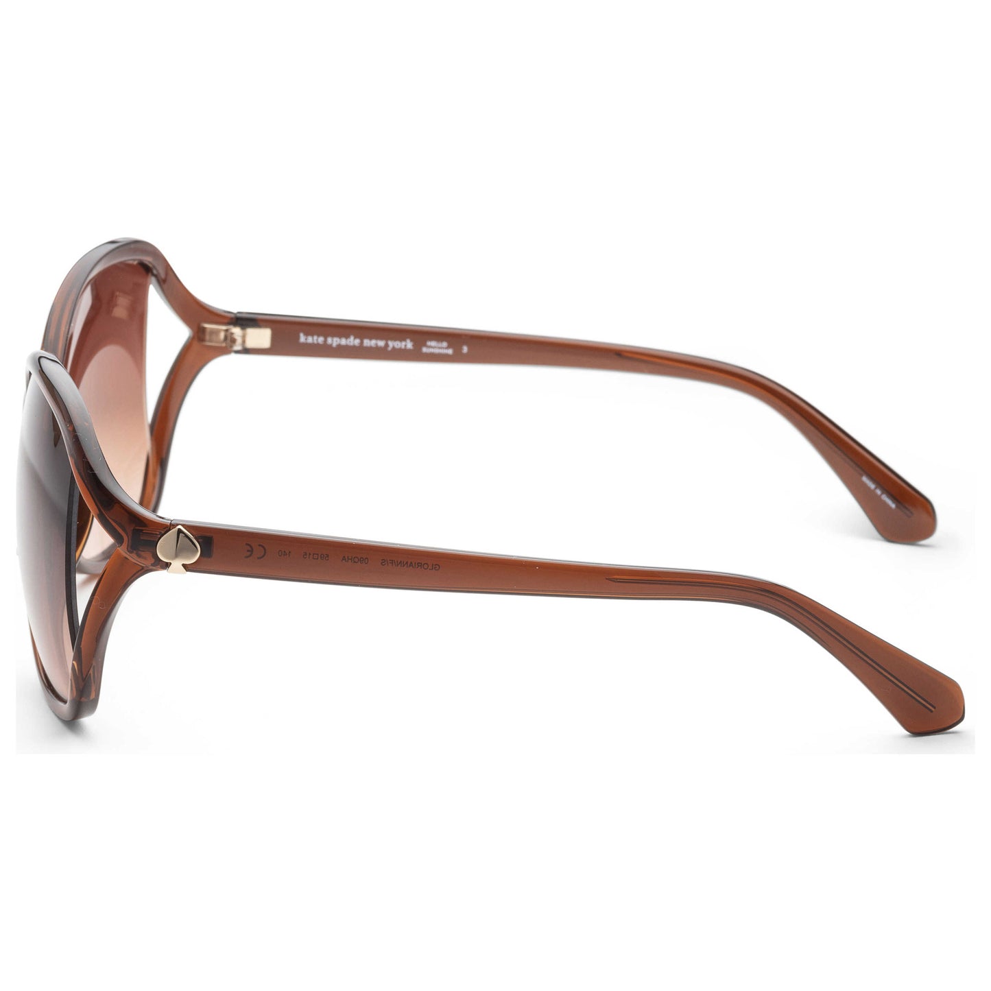 Left view of Kate Spade Gloria Women's Sunglasses GLORIANNFS-009Q-HA