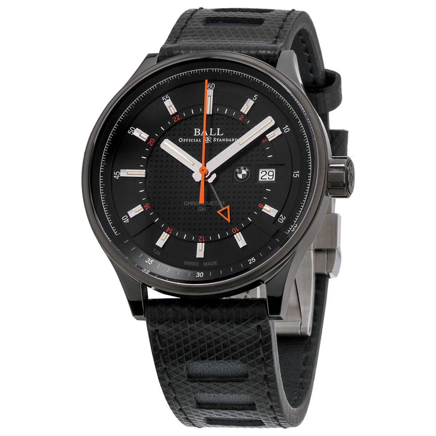 Front view of Ball BMW Men's Automatic Watch GM3010C-P1CFJ-BK