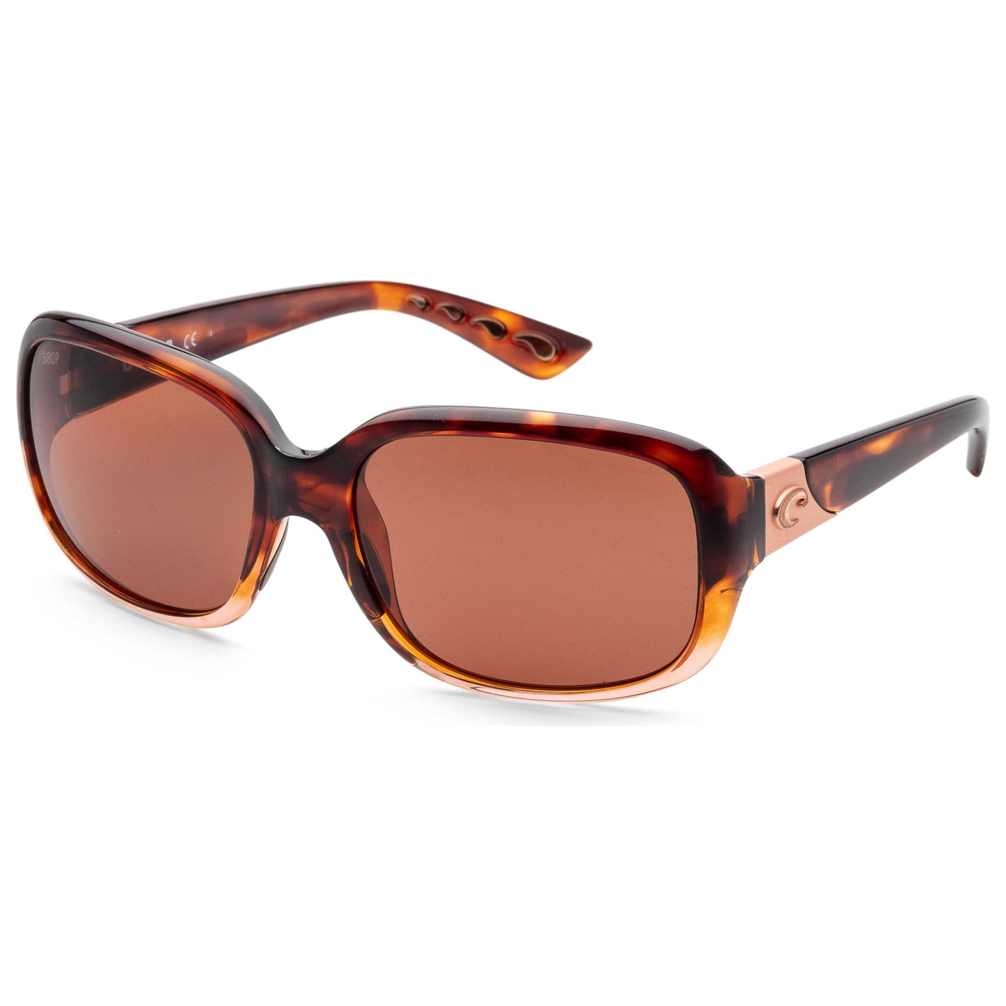 Front view of Costa del Mar Gannet Women's Sunglasses GNT120OCP