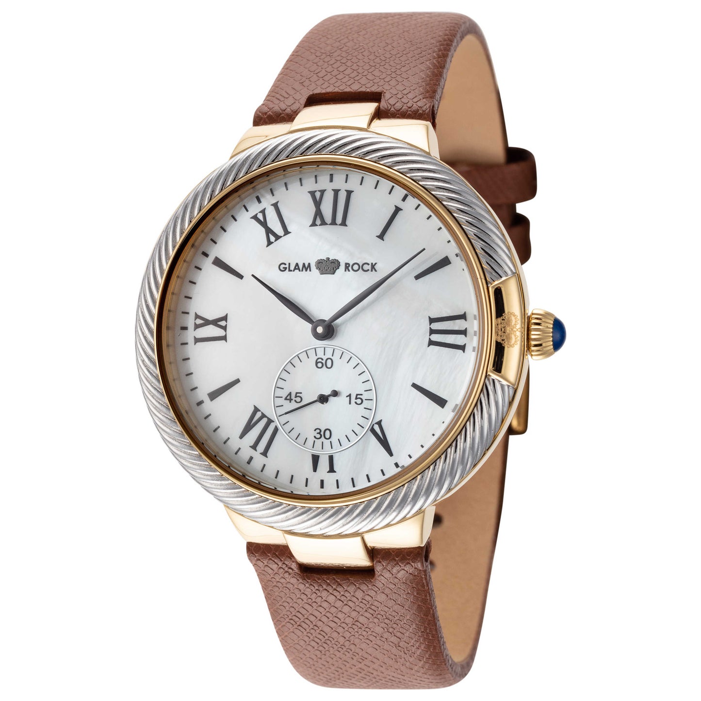 Front view of Glam Rock Twisted Women's Quartz Watch GR-076-22