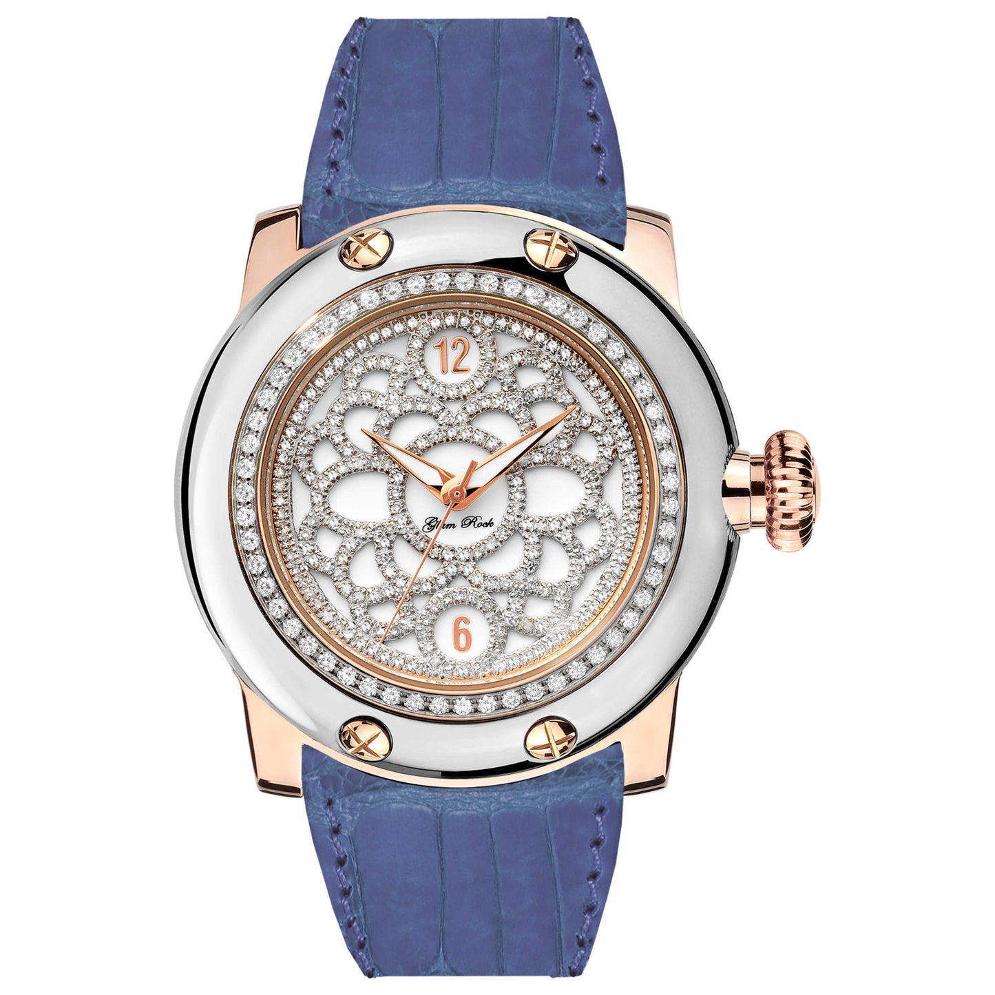 Front view of Glam Rock Miami Women's Quartz Watch GR10521DP