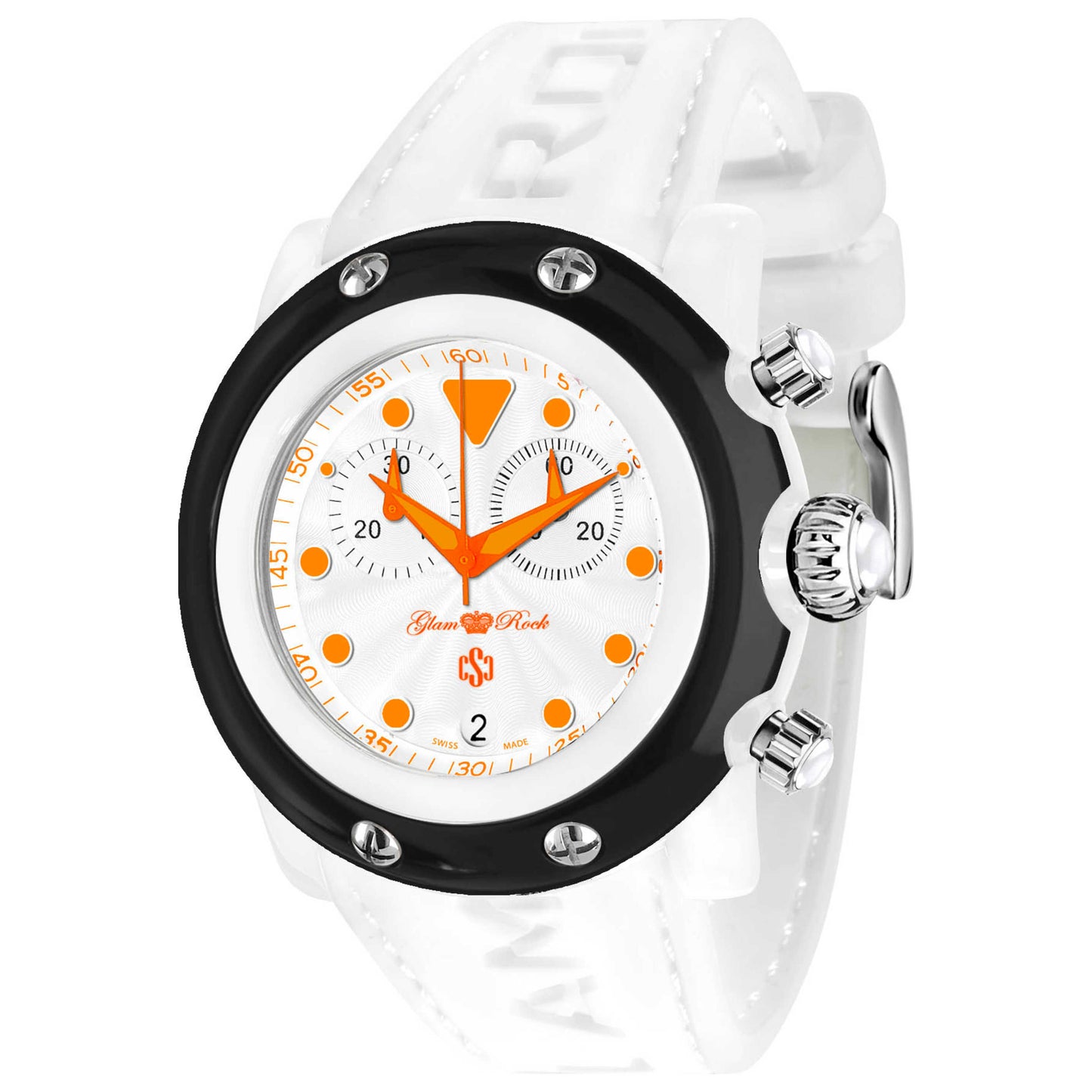 Front view of Glam Rock Miami Beach Unisex Quartz Watch GR2518