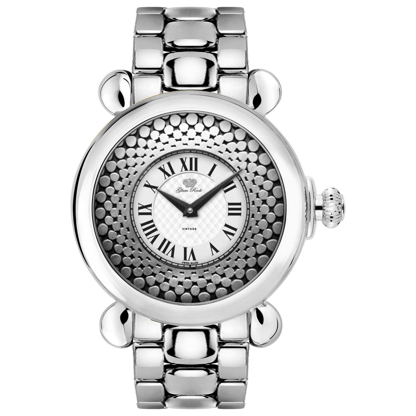 Front view of Glam Rock Vintage Women's Quartz Watch GR28071