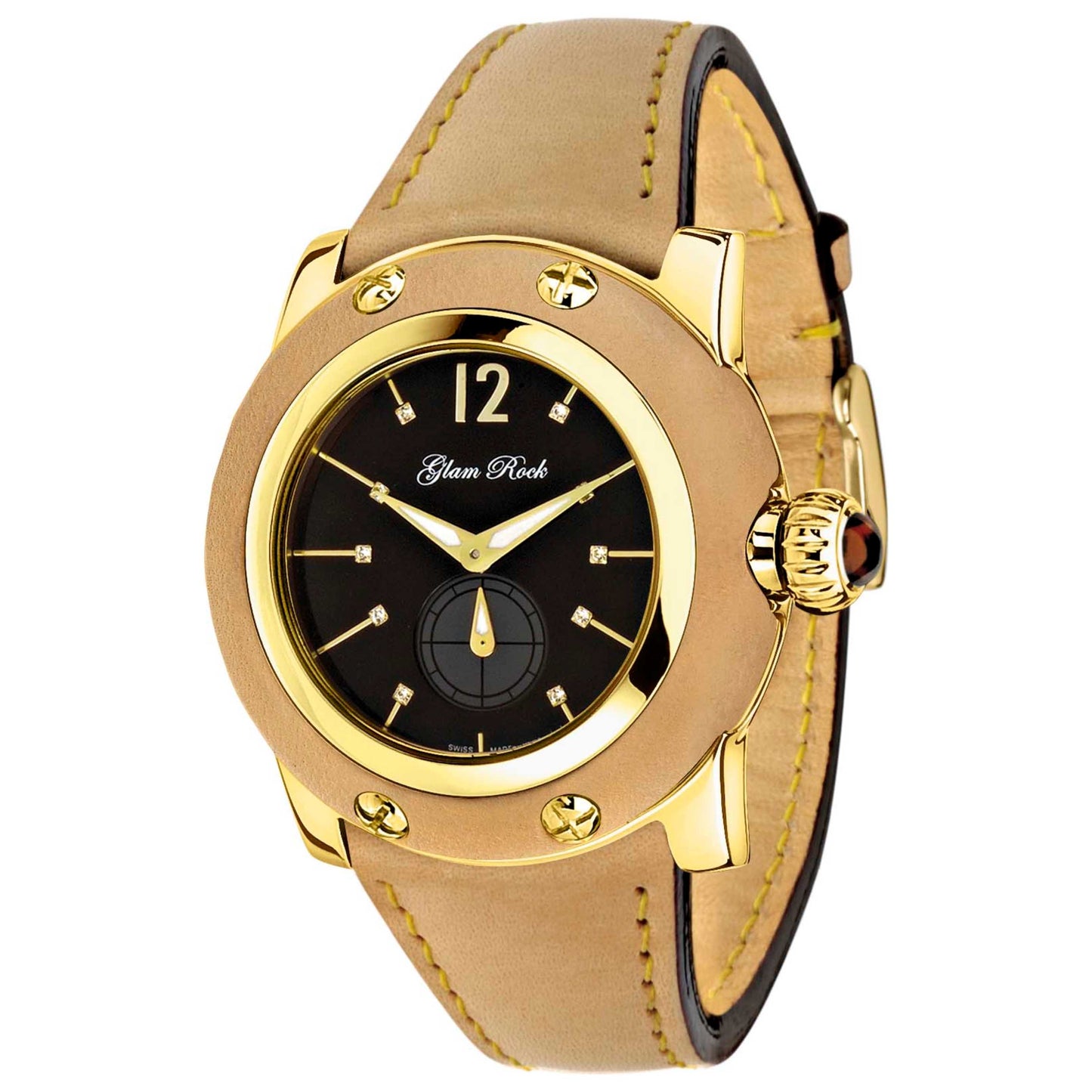 Front view of Glam Rock Palm Beach Women's Quartz Watch GR40009