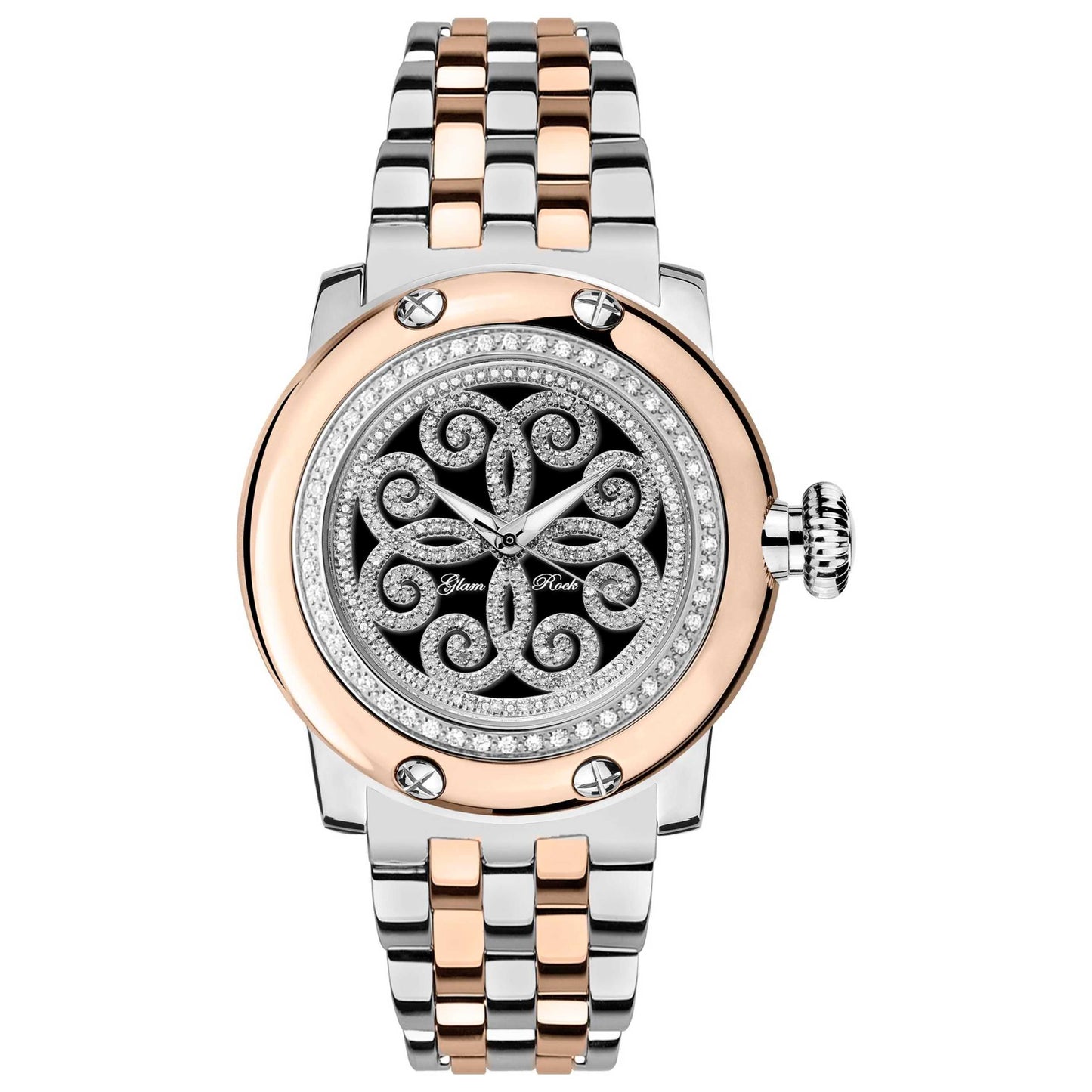 Front view of Glam Rock Palm Beach Women's Quartz Watch GR40413D