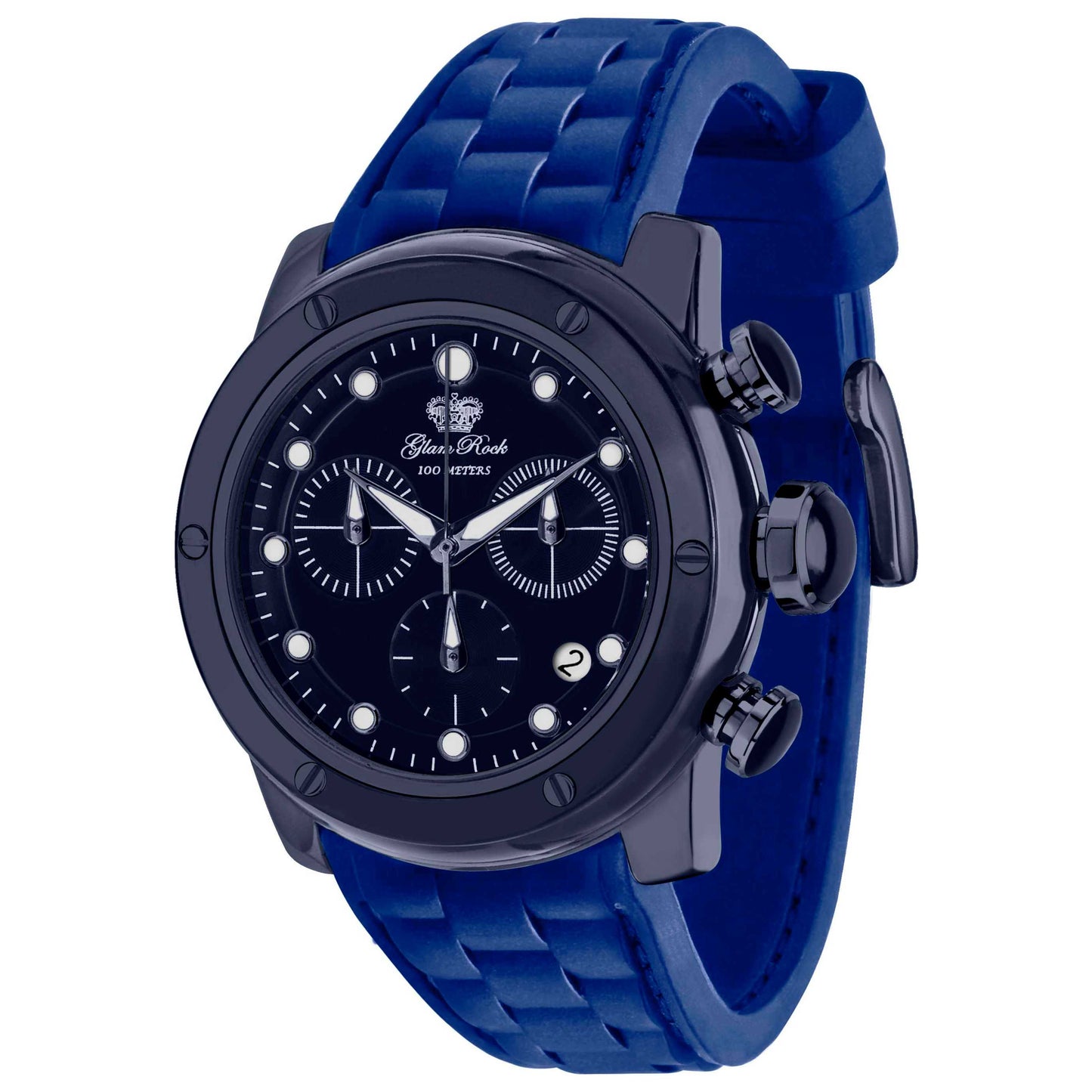 Front view of Glam Rock Aqua Rock Women's Quartz Watch GR50113F-N