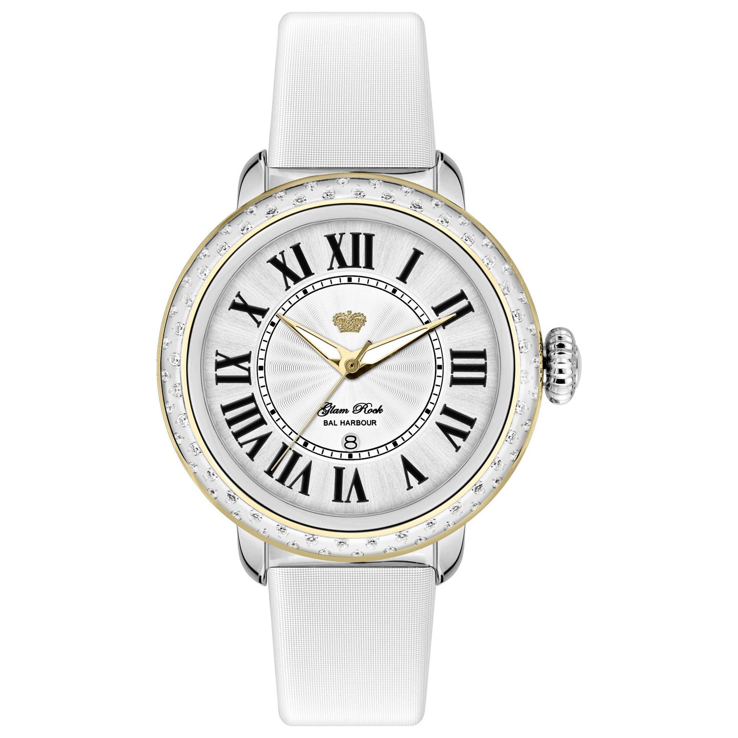 Front view of Glam Rock Bal Harbour Women's Quartz Watch GR77046DSS