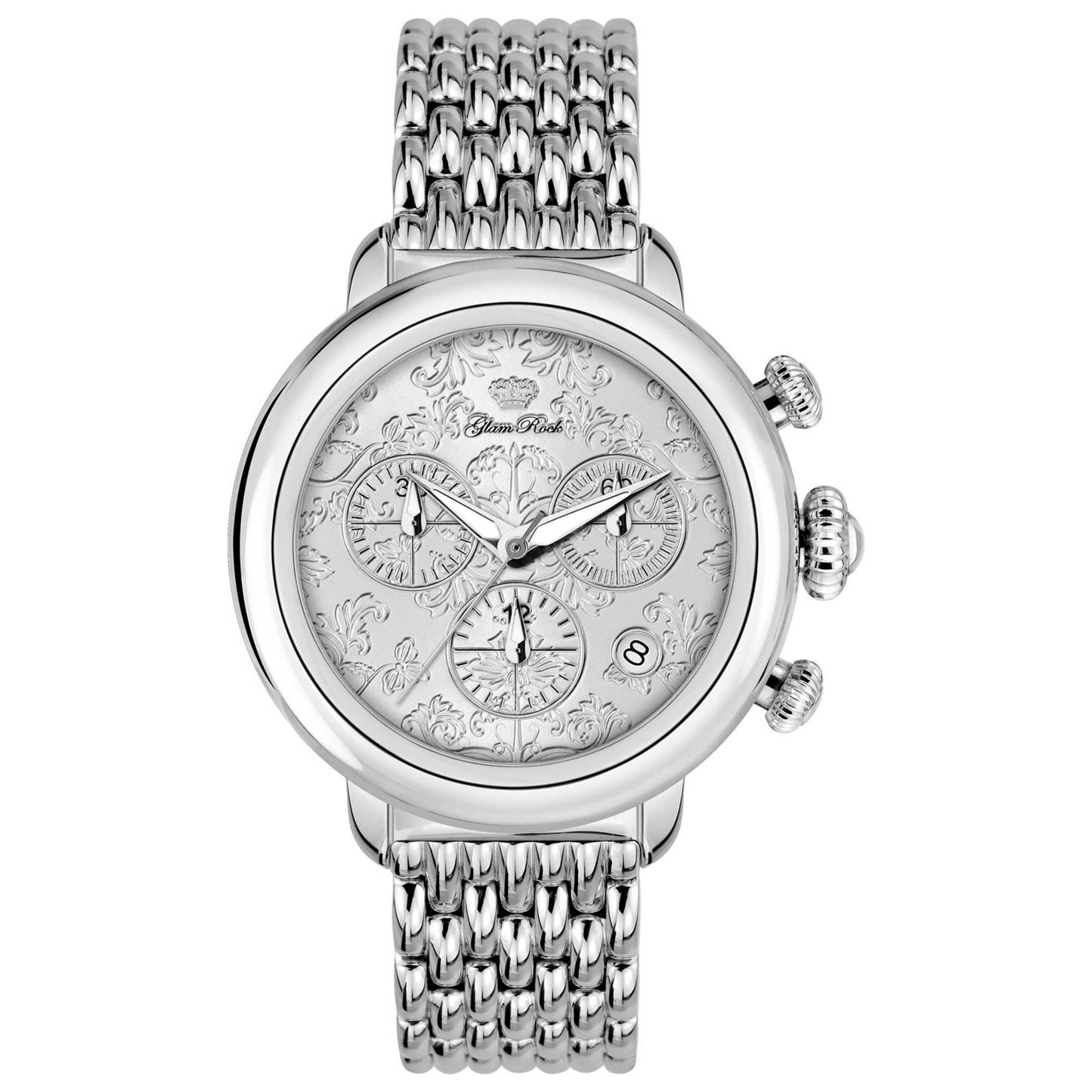 Front view of Glam Rock Bal Harbour Women's Quartz Watch GR77104