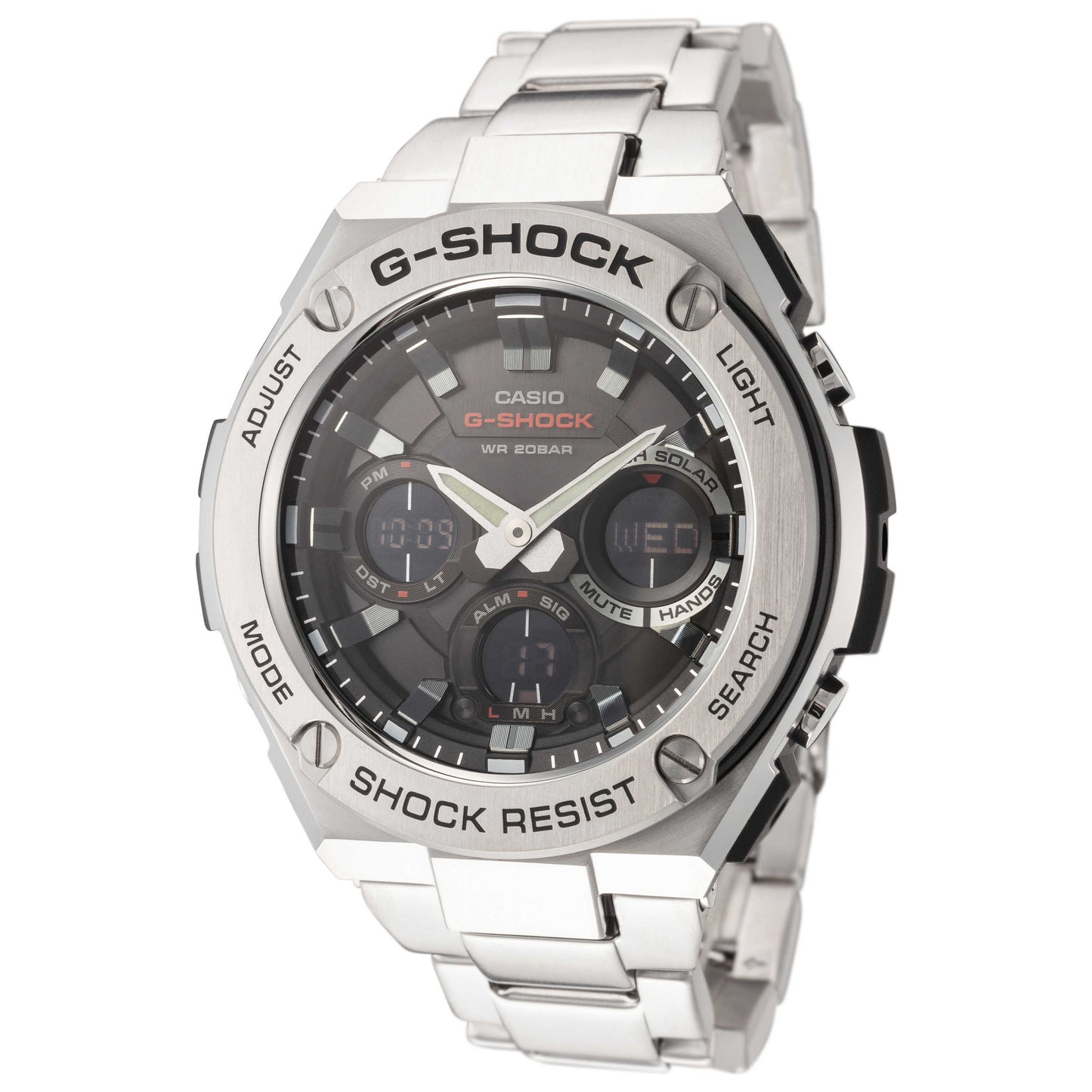 Front view of Casio G-Shock Men's Quartz Watch GSTS110D-1A