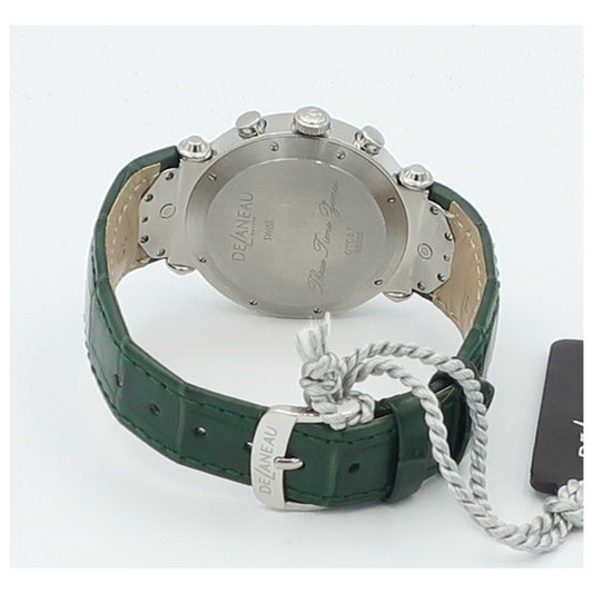 DeLaneau Three Times Zones Men's Automatic Watch GTC000-ST-ML162C-SDB - Image #2