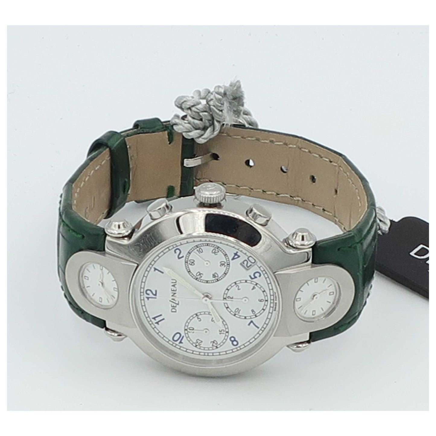 DeLaneau Three Times Zones Men's Automatic Watch GTC000-ST-ML162C-SDB - Image #8