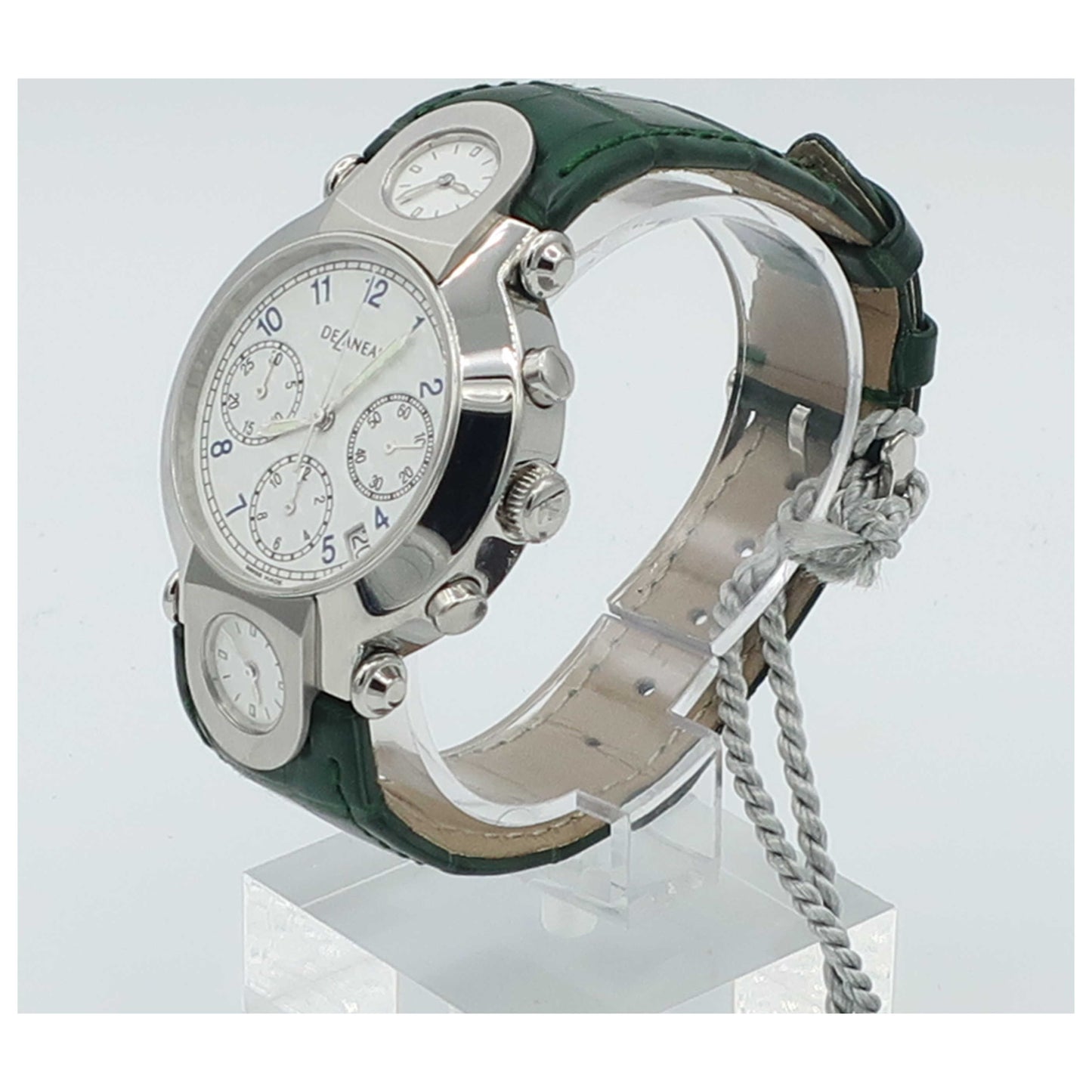 DeLaneau Three Times Zones Men's Automatic Watch GTC000-ST-ML162C-SDB - Image #4