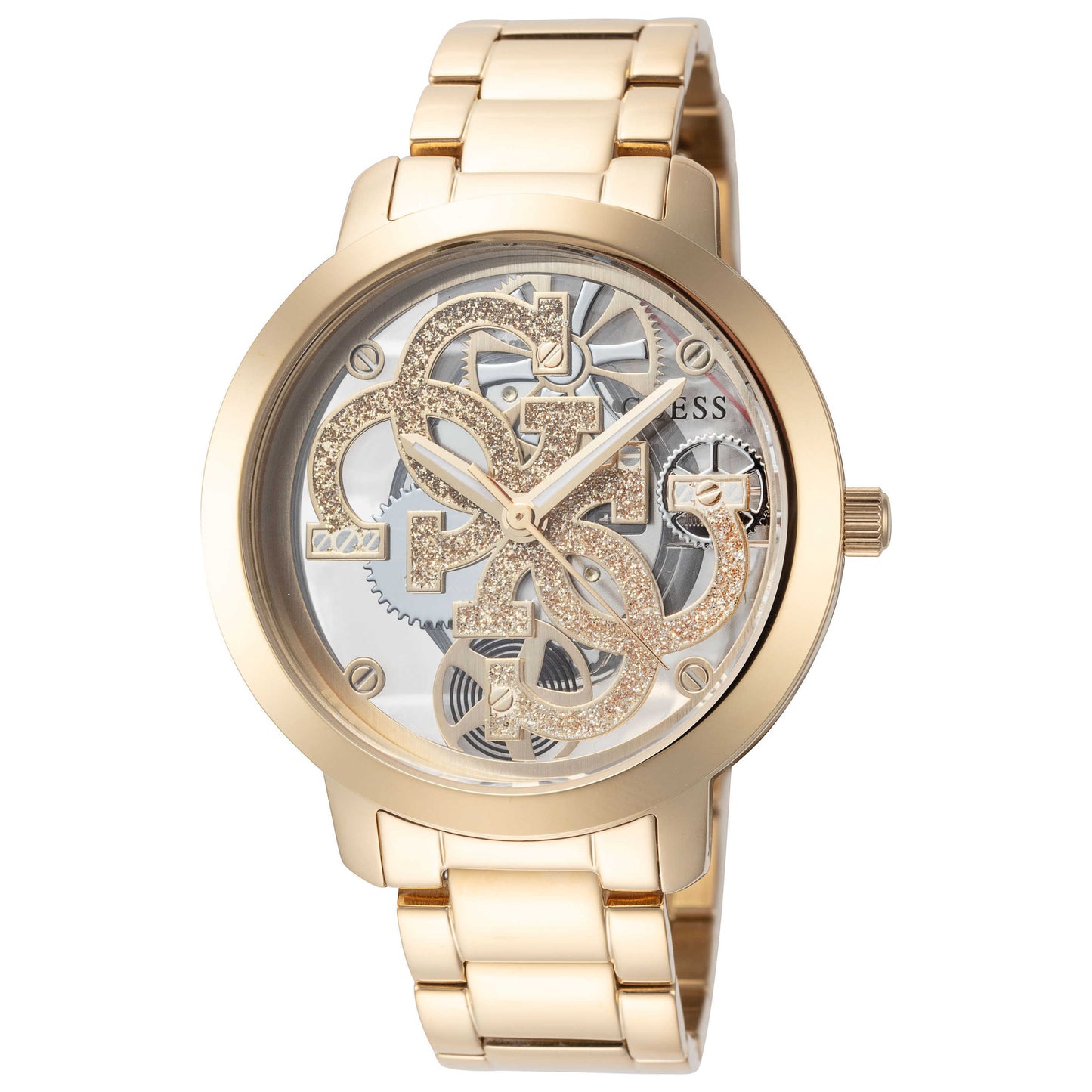 Front view of Guess Quattro Women's Quartz Watch GW0300L2