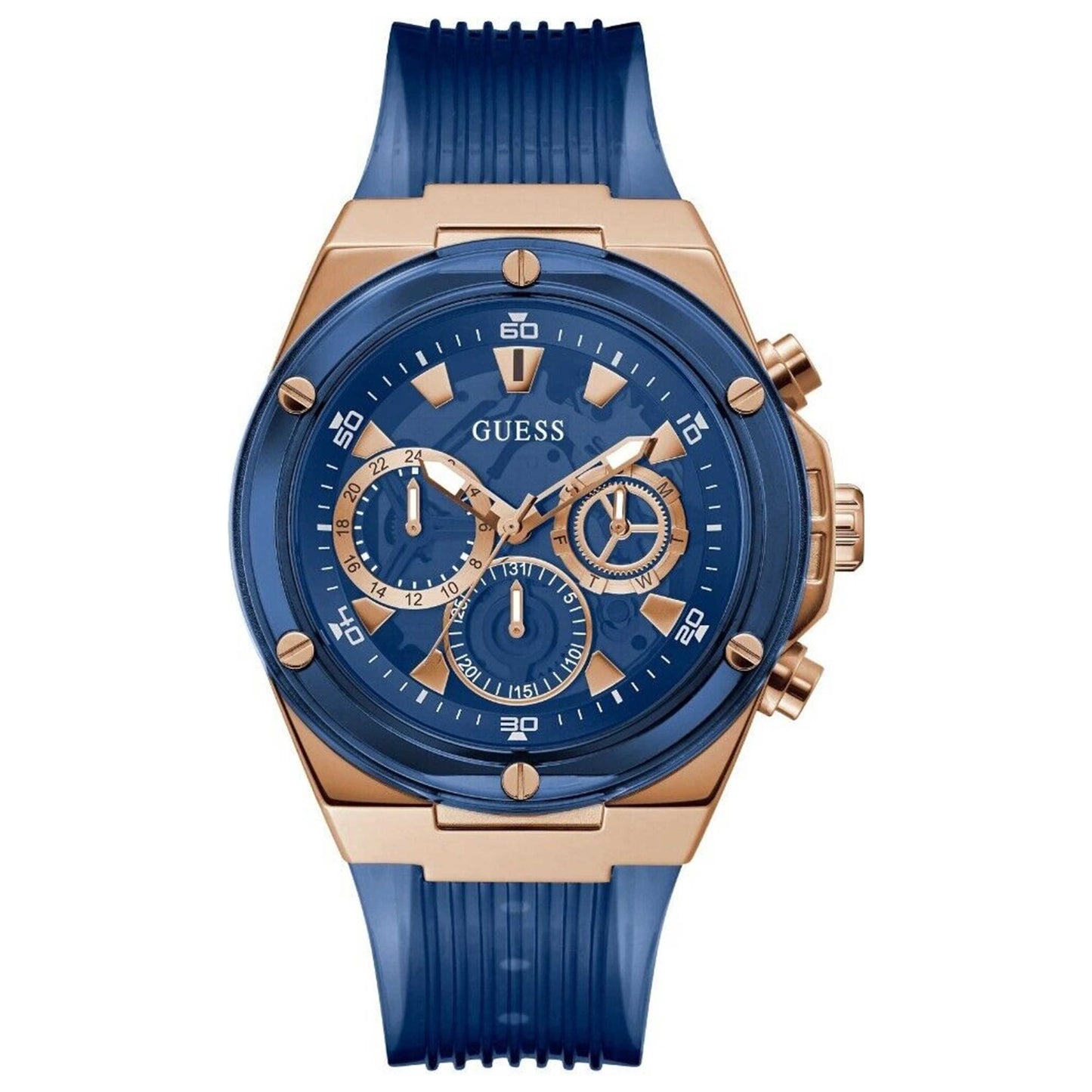 Front view of Guess Poseidon Men's Quartz Watch GW0425G3