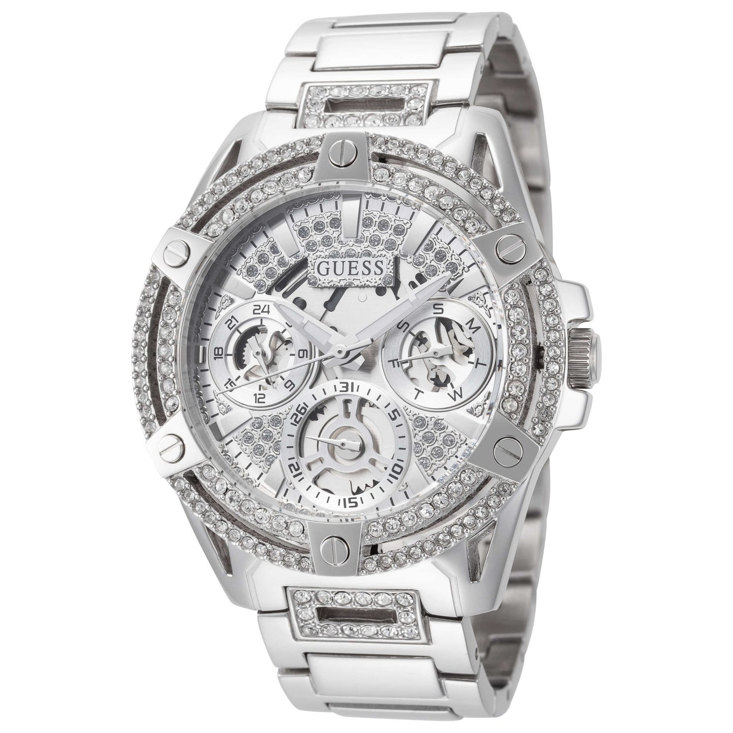 Front view of Guess Queen Women's Quartz Watch GW0464L1