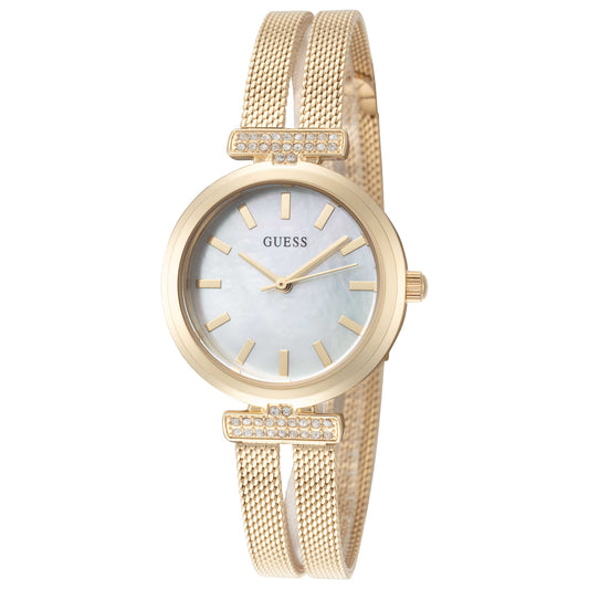 Front view of Guess Array Women's Quartz Watch GW0471L2