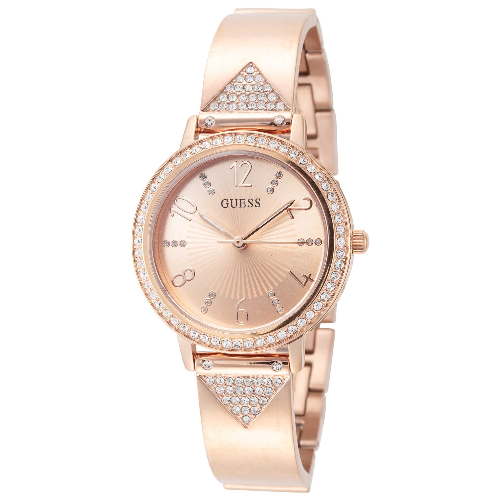 Front view of Guess Tri Luxe Women's Quartz Watch GW0474L3
