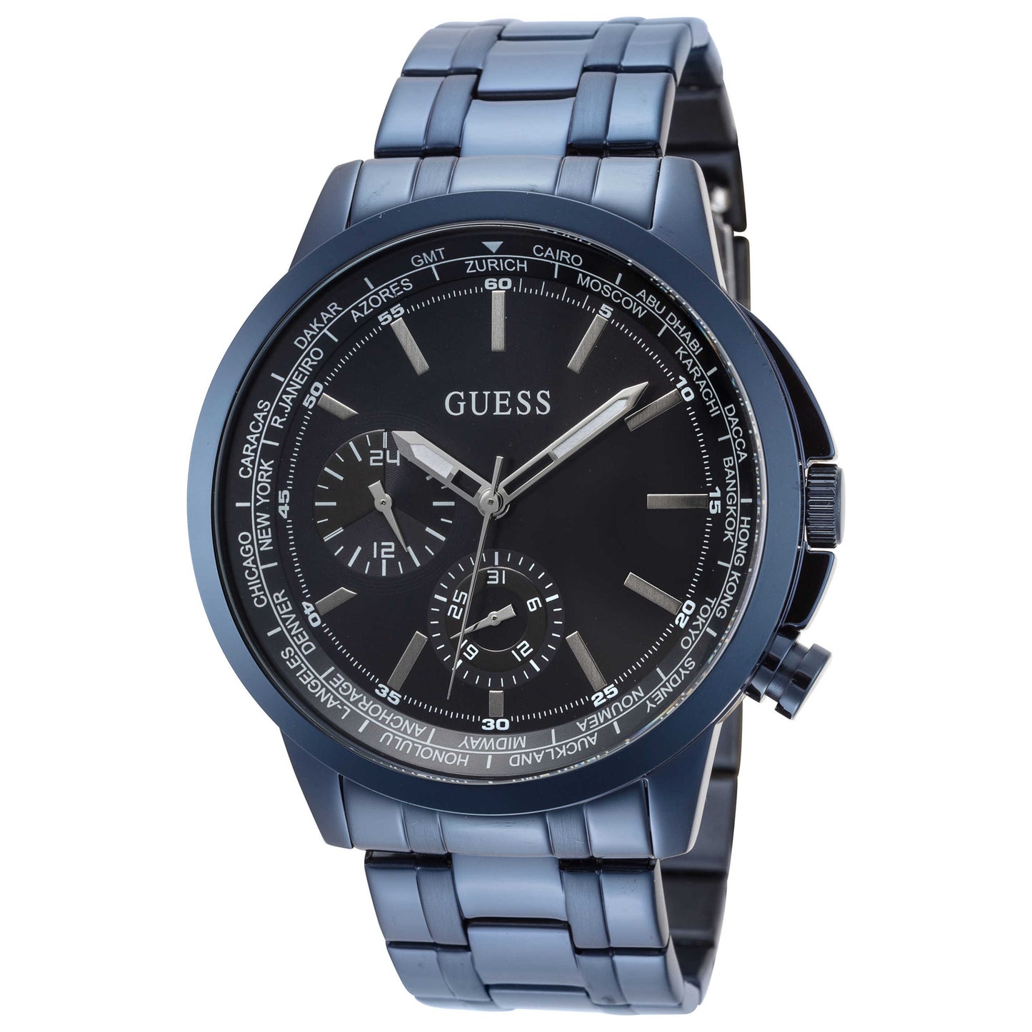 Front view of Guess Spec Men's Quartz Watch GW0490G4
