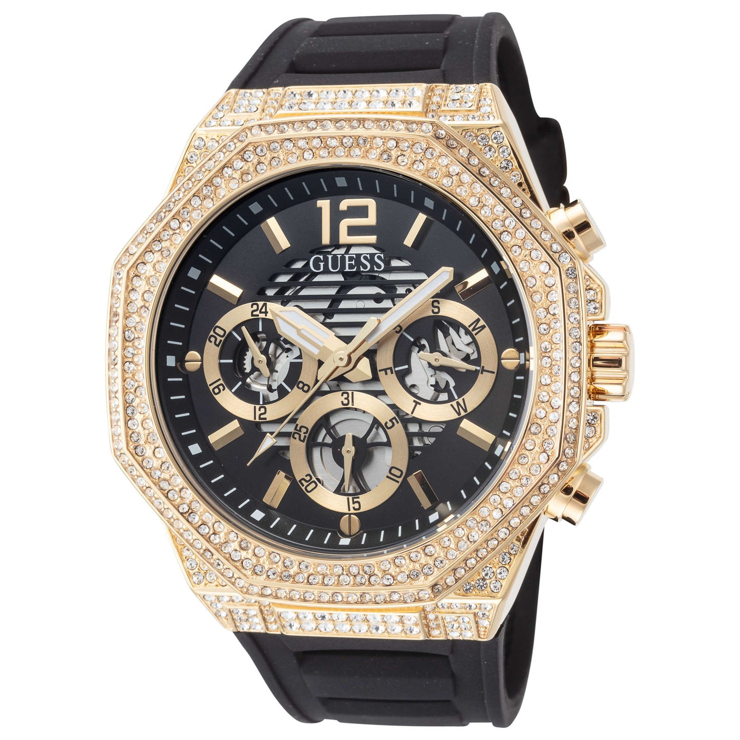 Front view of Guess Classic Men's Quartz Watch GW0518G2