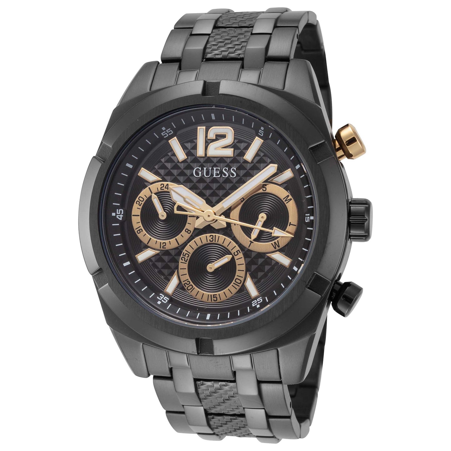 Front view of Guess Resistance Men's Quartz Watch GW0714G4