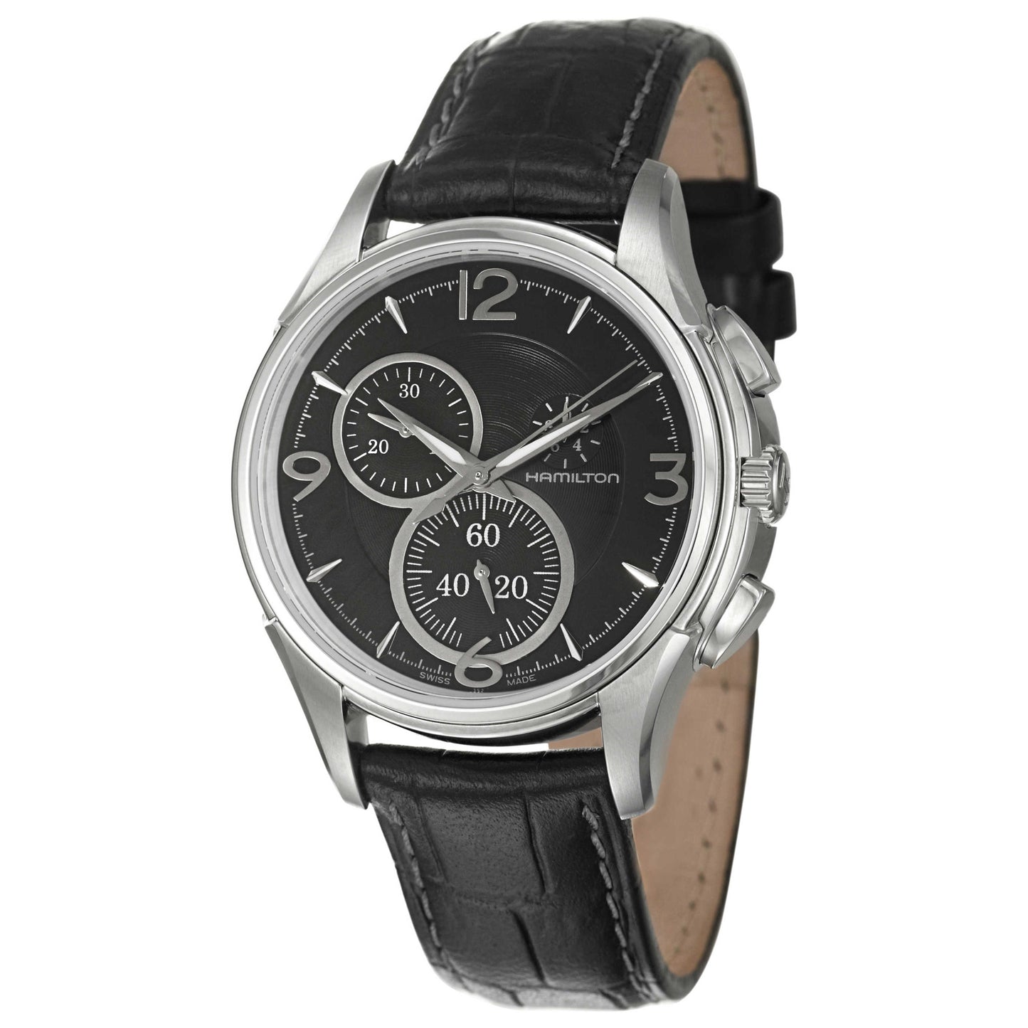 Front view of Hamilton Jazzmaster Men's Swiss Quartz (Battery-Powered) Watch H32372735