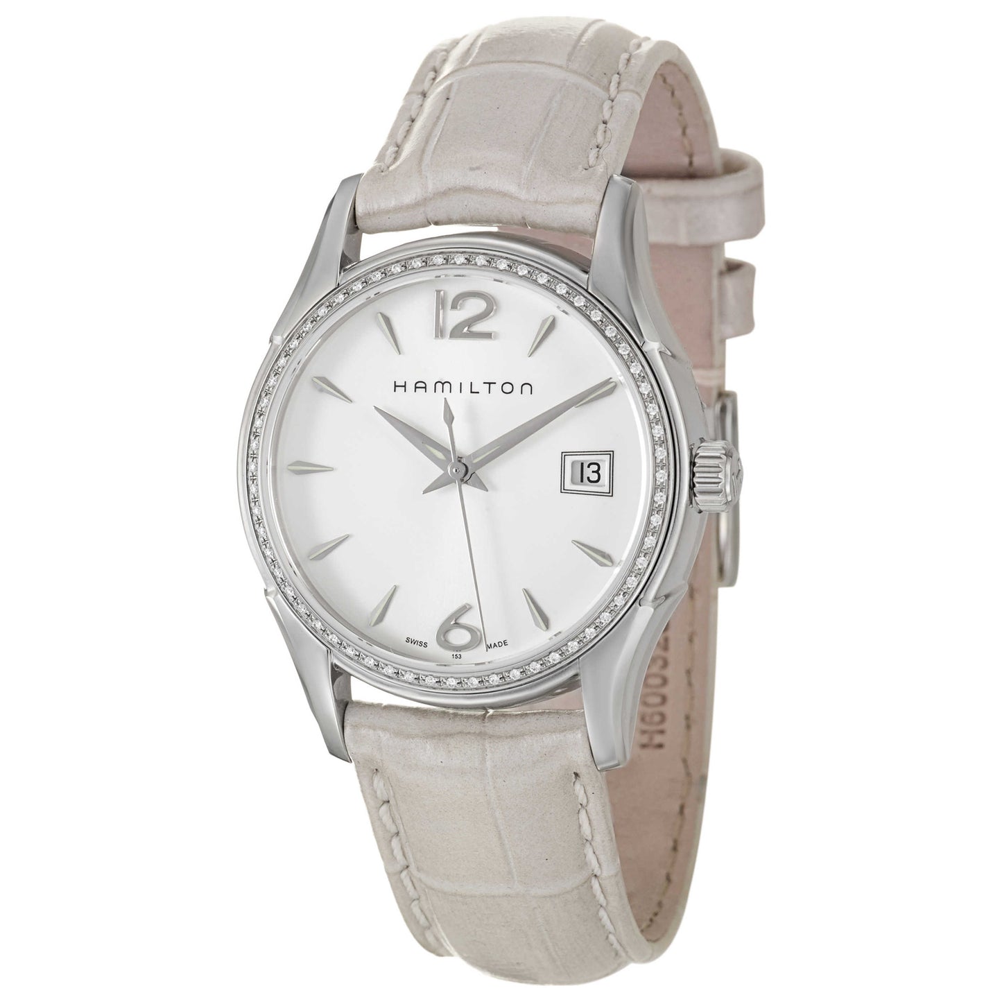 Front view of Hamilton Jazzmaster Women's Swiss Quartz (Battery-Powered) Watch H32381915