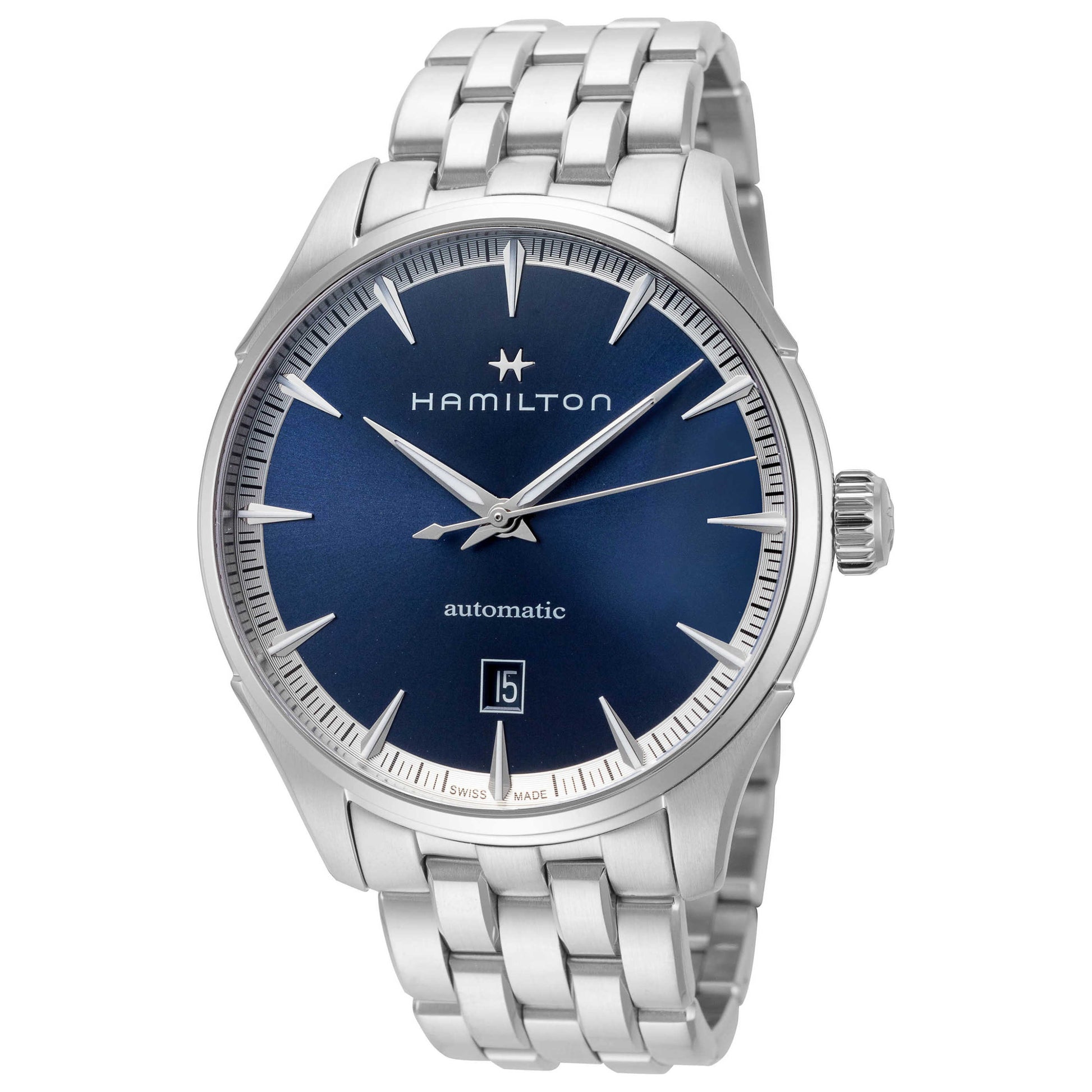 Front view of Hamilton Jazzmaster Men's Automatic Watch H32475140