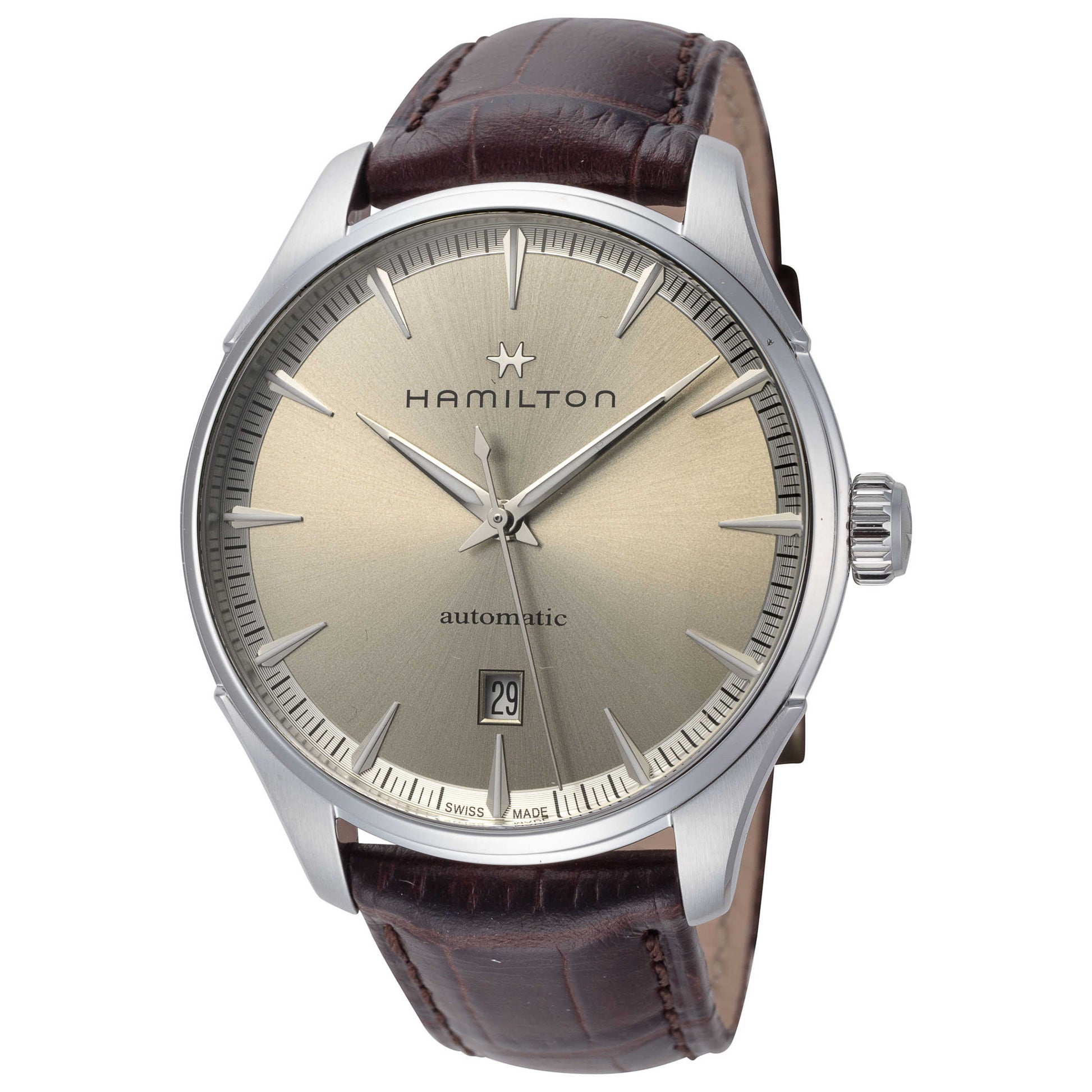 Front view of Hamilton Jazzmaster Men's Automatic Watch H32475520