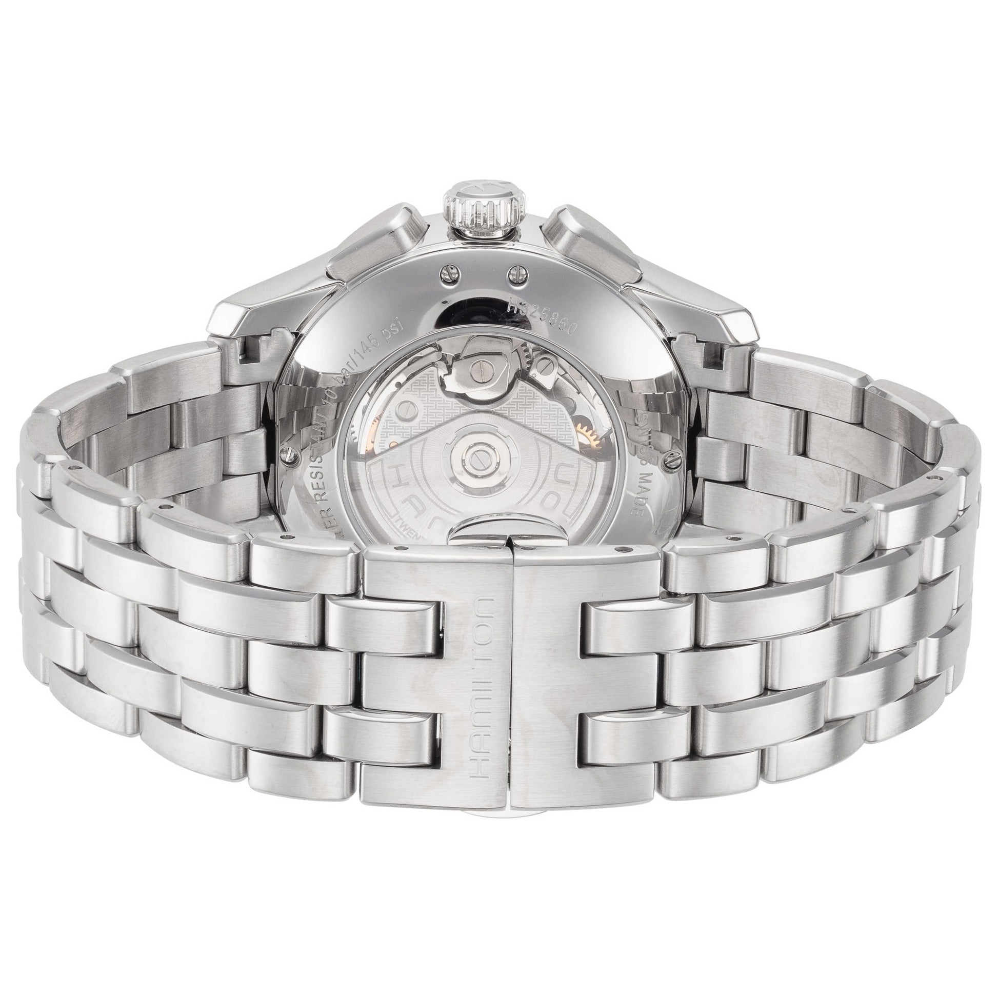 Back view of Hamilton Jazzmaster Men's Automatic Watch H32586181